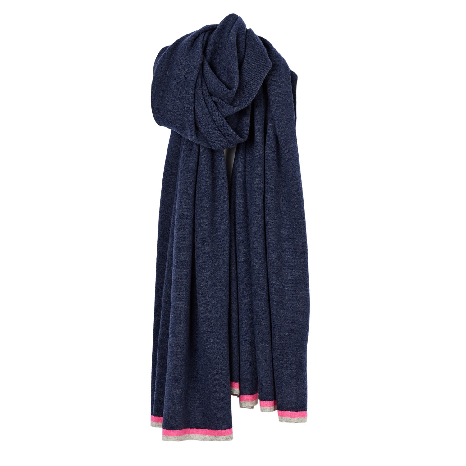 Women’s Blue Renee Wrap Indigo With Grey & Neon Pink One Size Cove