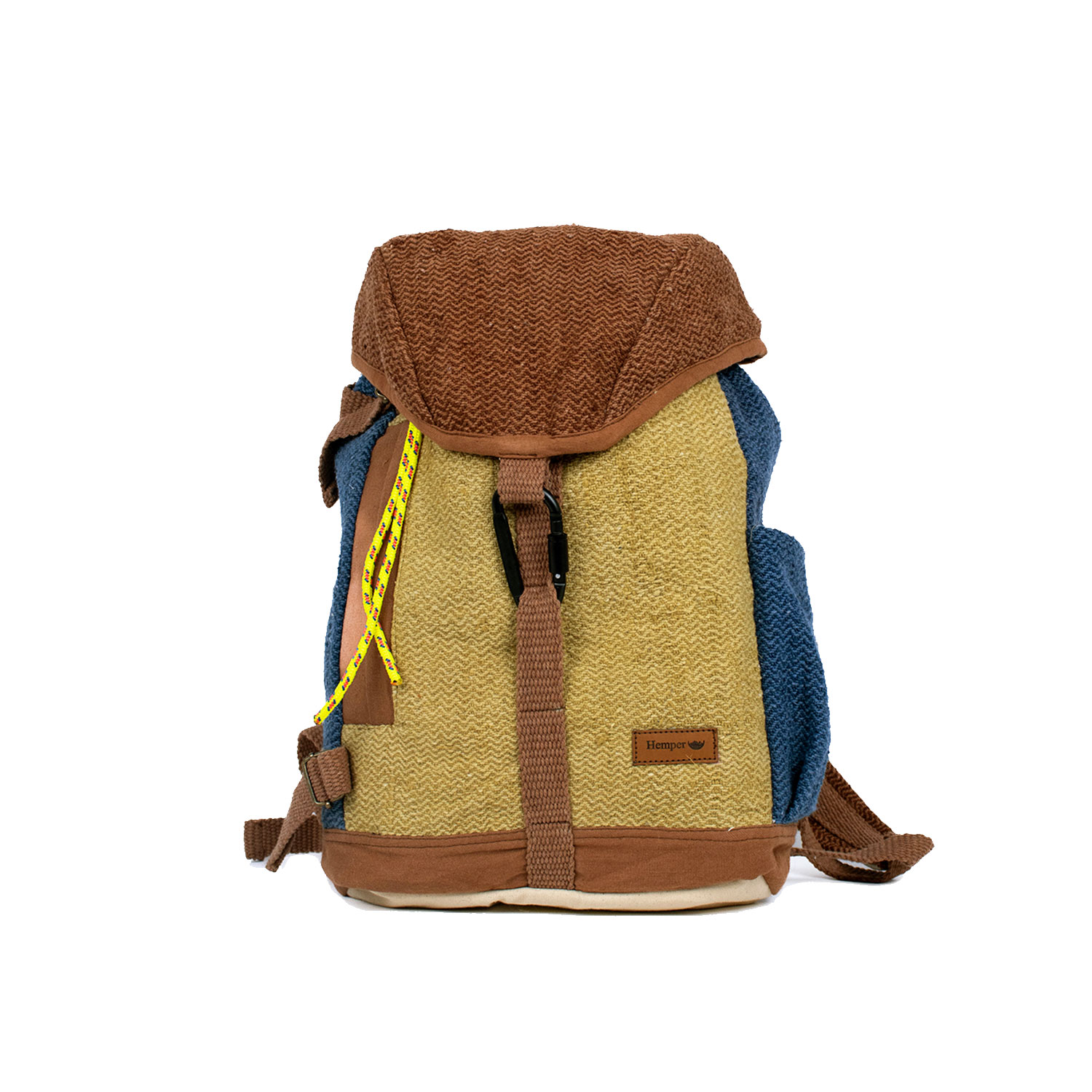 Men’s Himal Multicolor Mustard And Amber Backpack Hemper Handmade’s. l.