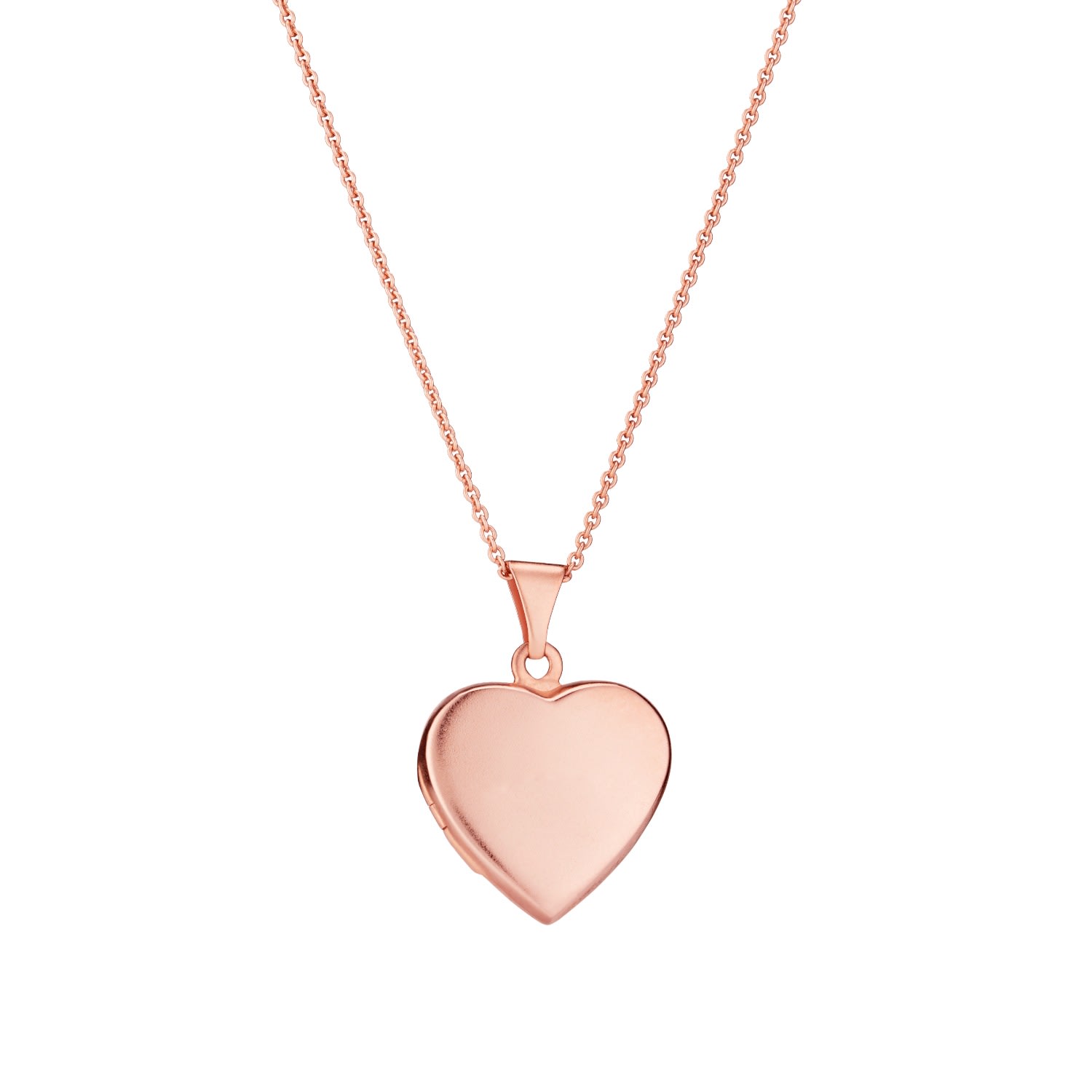 Women’s Rose Gold Plated Heart Locket Necklace Posh Totty Designs