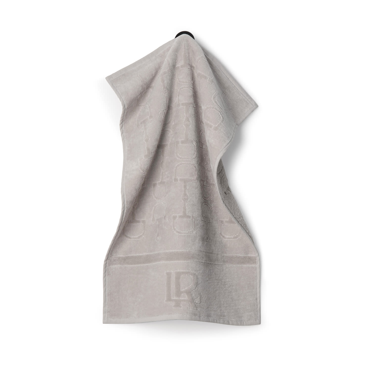 La Reina Velour Bath Towel Grey Small Set