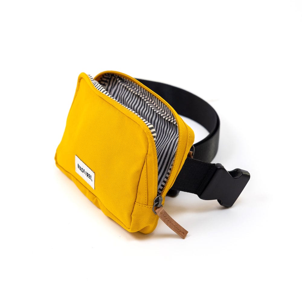 Made Free Women's Yellow / Orange Hip Pack Aw Mustard In Yellow/orange