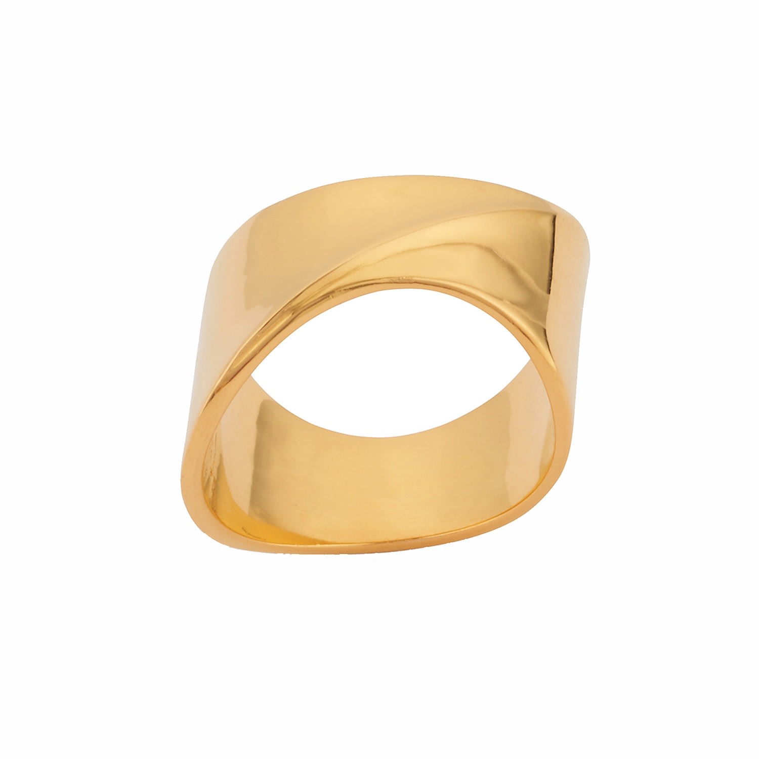 Women’s Sharch Solid Ring Gold Polished Cristina Cipolli Jewellery