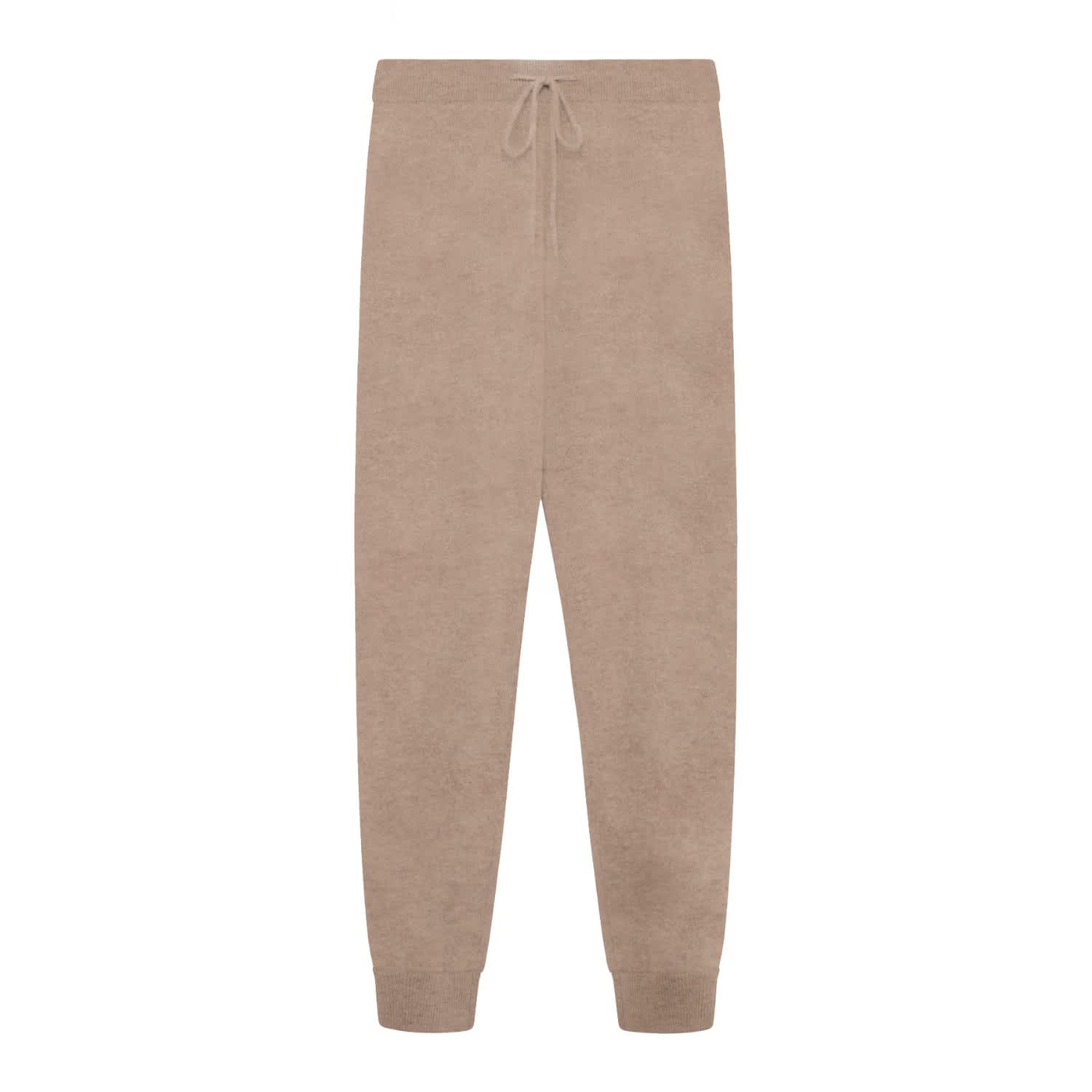 Cherry Cashmere Joggers In Camel | Les 100 Ciels | Wolf & Badger