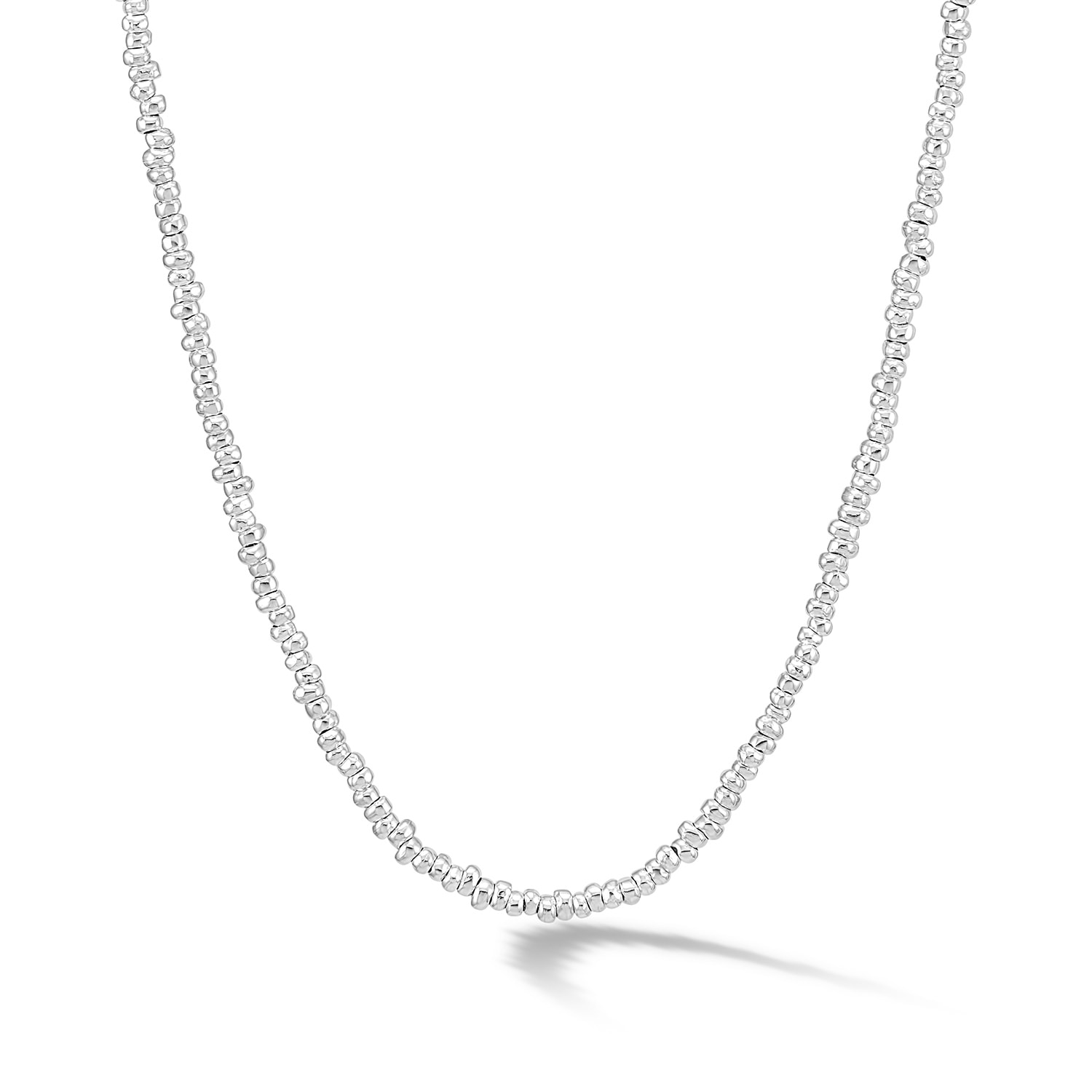 Women’s Signature Small Nugget Necklace In Silver Dower & Hall