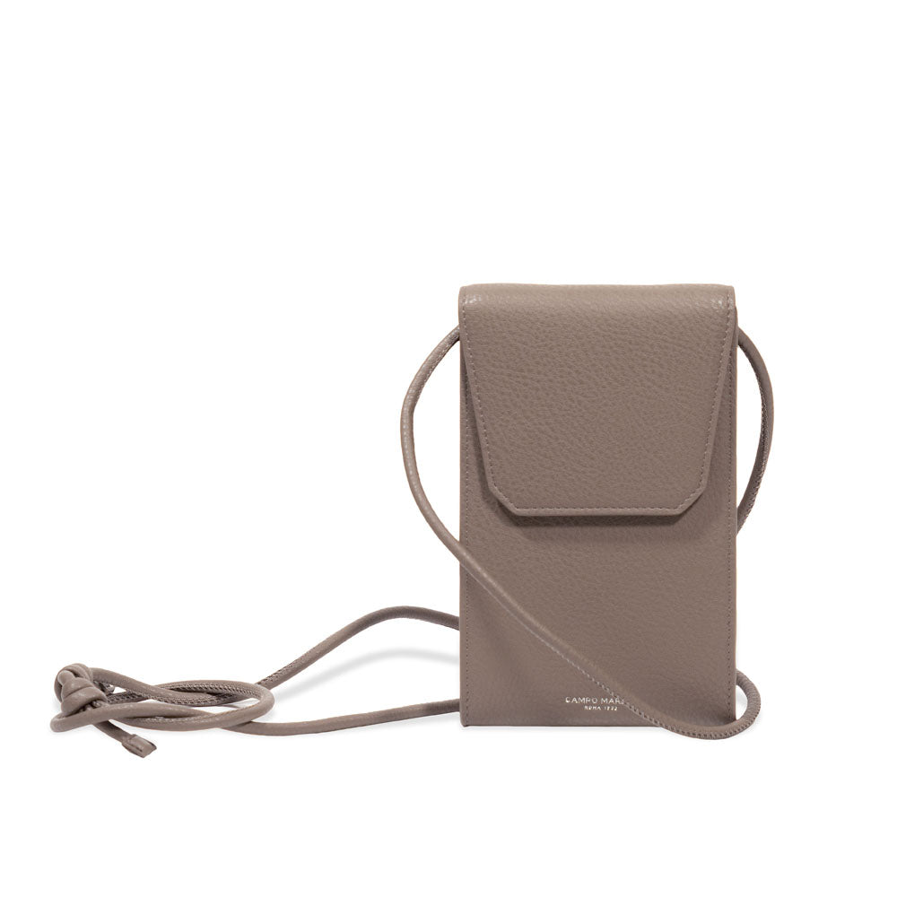 Women’s Brown Campo Marzio Medium Phone Bag With Crossbody Strap - Taupe Campo Marzio Roma 1933