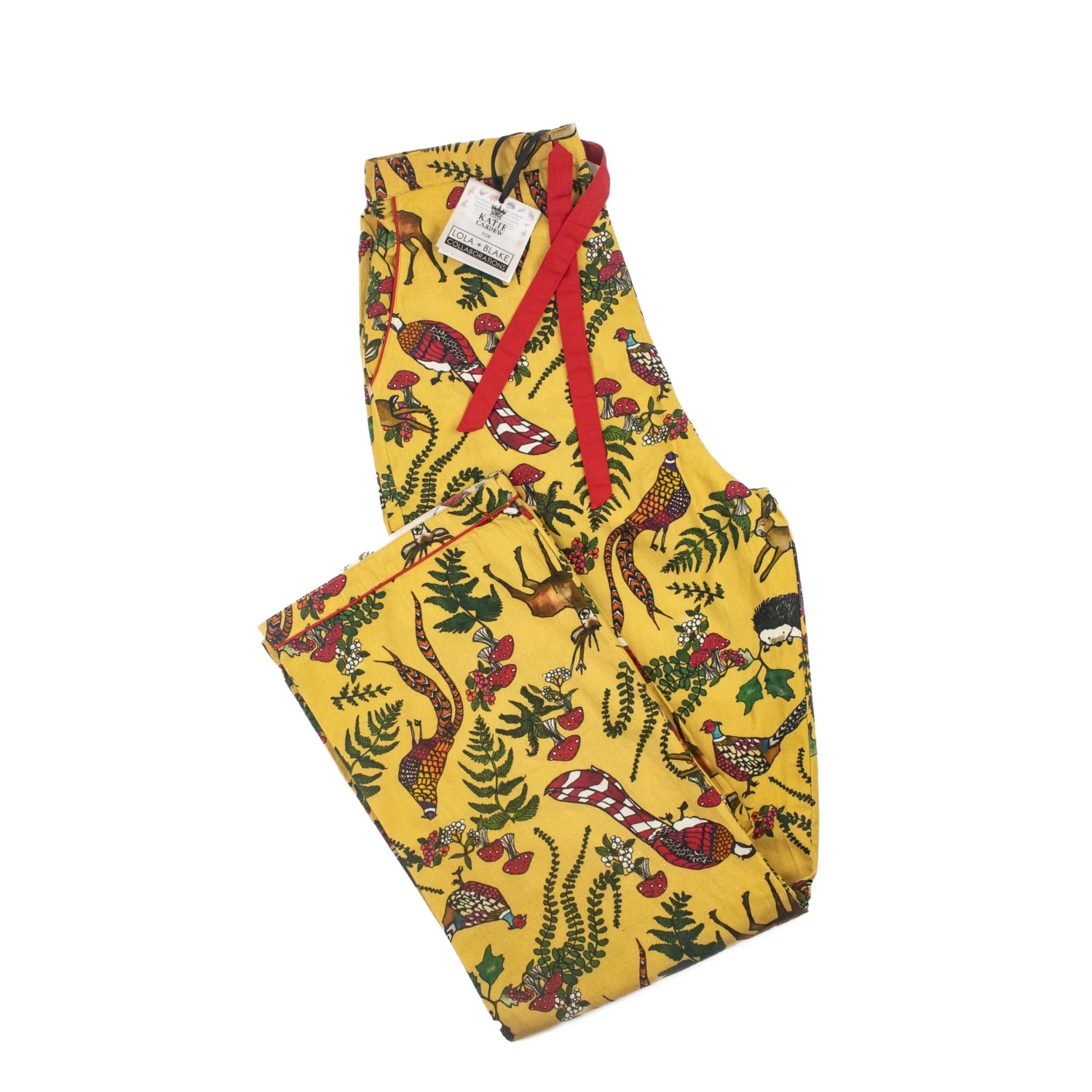 Lola + Blake Yellow / Orange Women's Pyjama Bottoms - Forest
