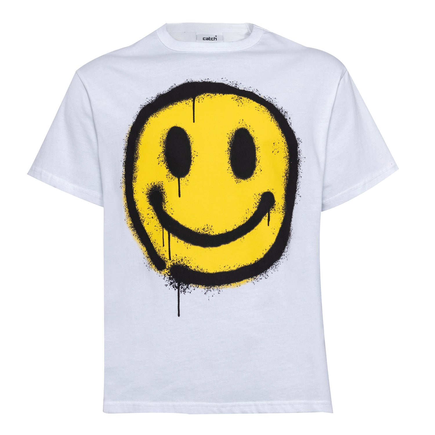 Snob Love Men's Cotton T-shirt - Happy White In White