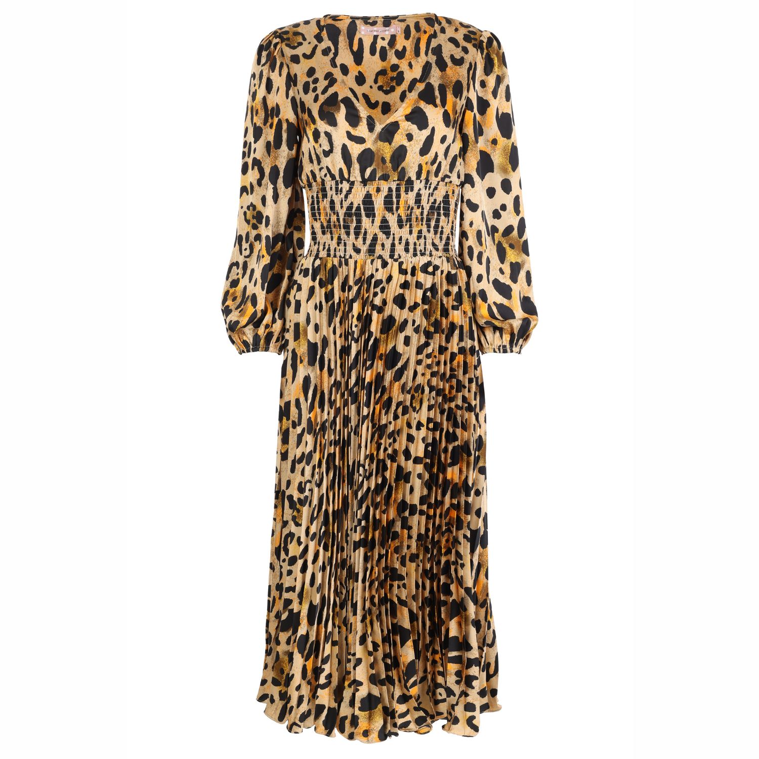 Women’s Brown When They See Me Leopard Print Aurora Dress Small Traffic People