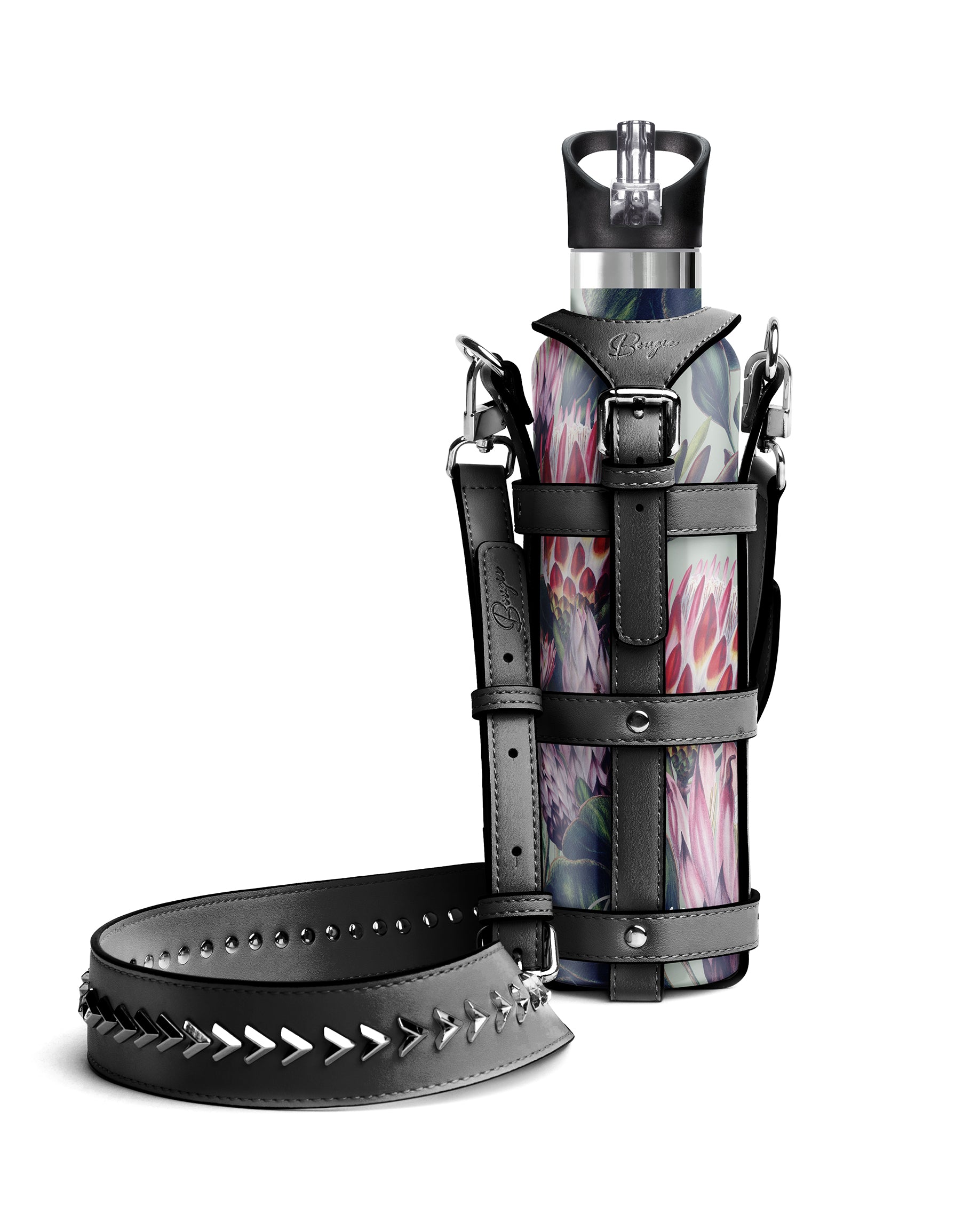My Bougie Bottle Sling Water Bottle Carrier In Black