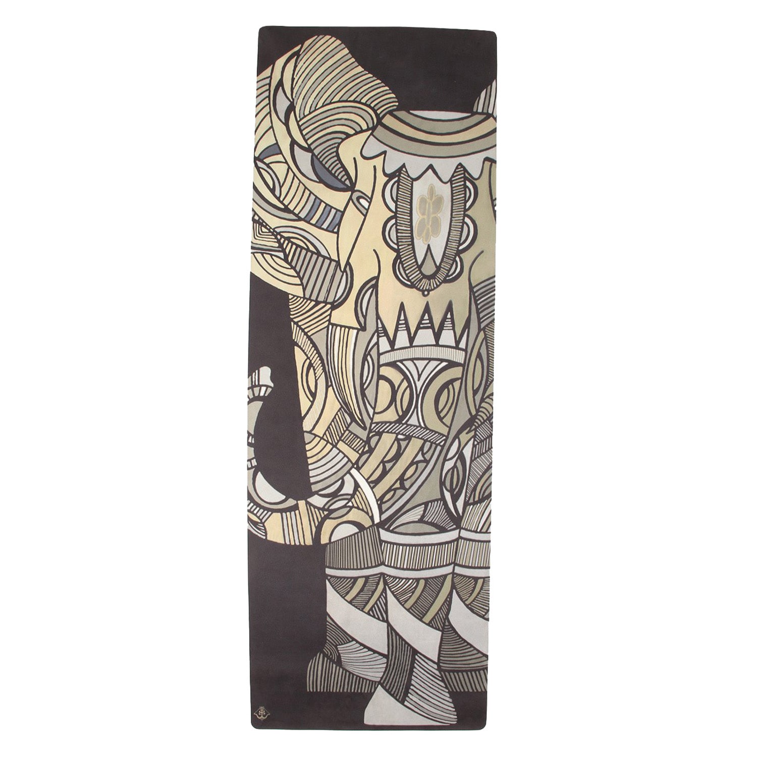 Women’s Black Recycled Suede Yoga Mat - Zakti One Size Shakti Warrior