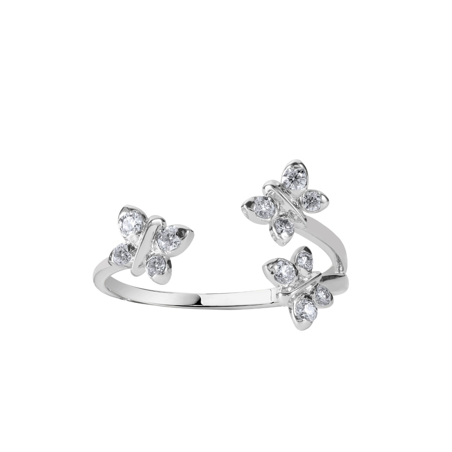 Bloomtine | Earth Angel Hq Women's Enchanting Flutterfly™ Premium Sterling Silver Butterfly Ring