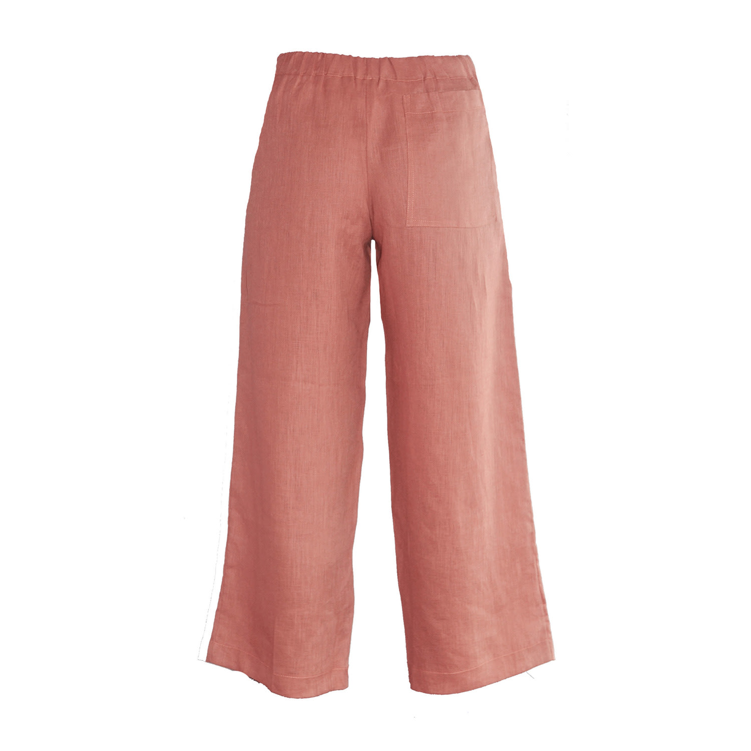 Women’s Pink / Purple Pure Linen Majorca Pants In Lobster Extra Small Larsen and Co