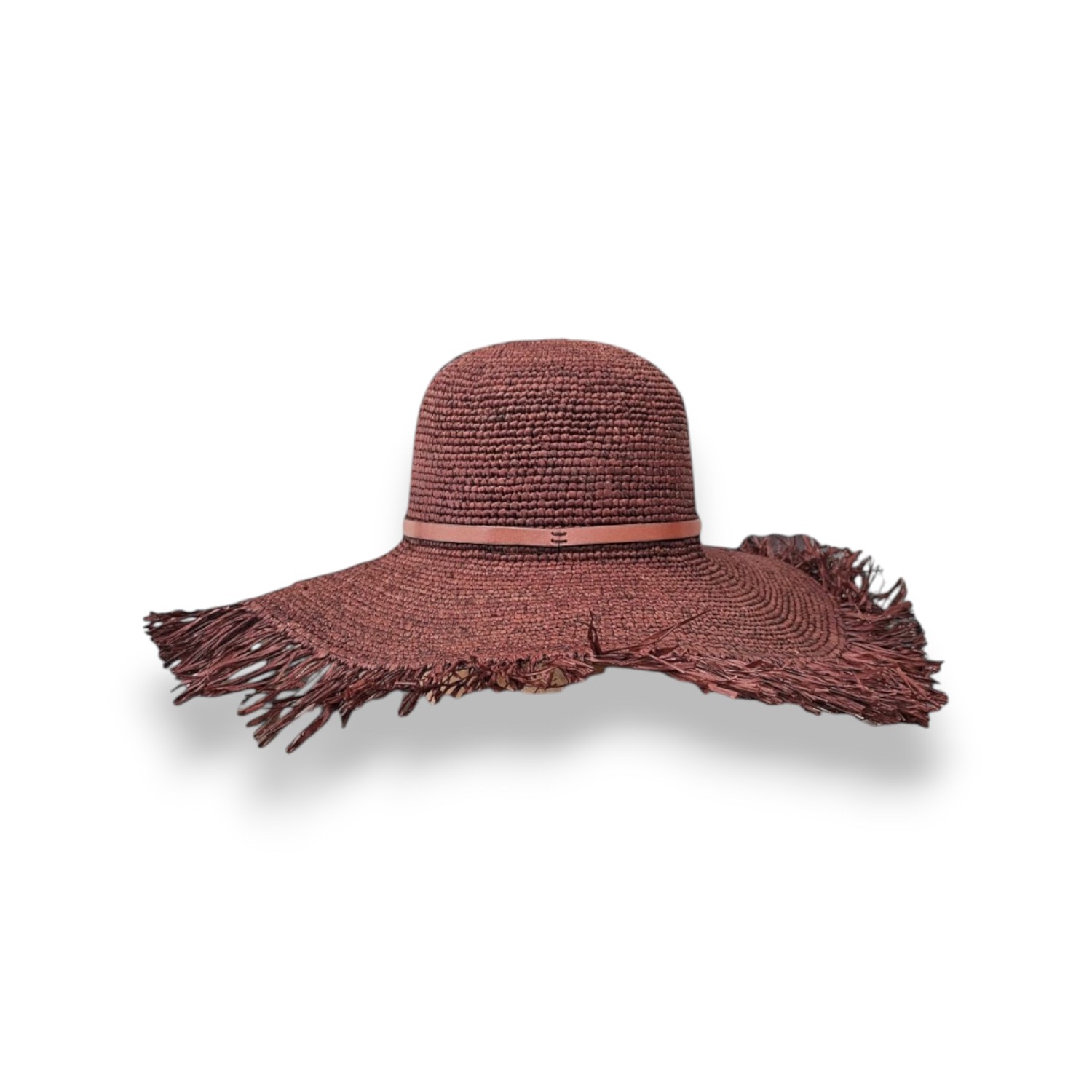 Mister Miller - Master Hatter Women's Raffia Straw Ceecee Brown Wide Brim Hat In Brown