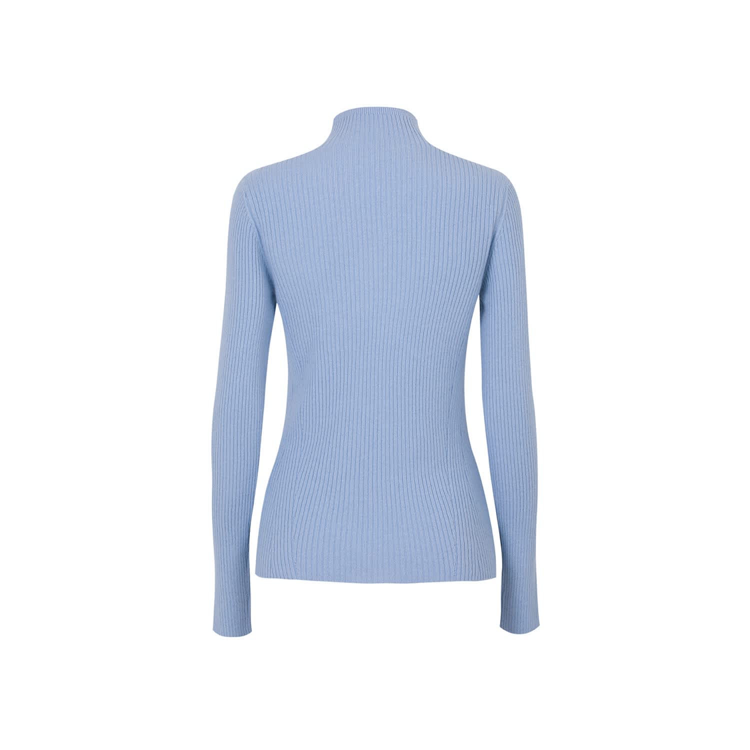 Women's Ribbed 100% Cashmere Turtleneck Sweater [CS026] - $349.00