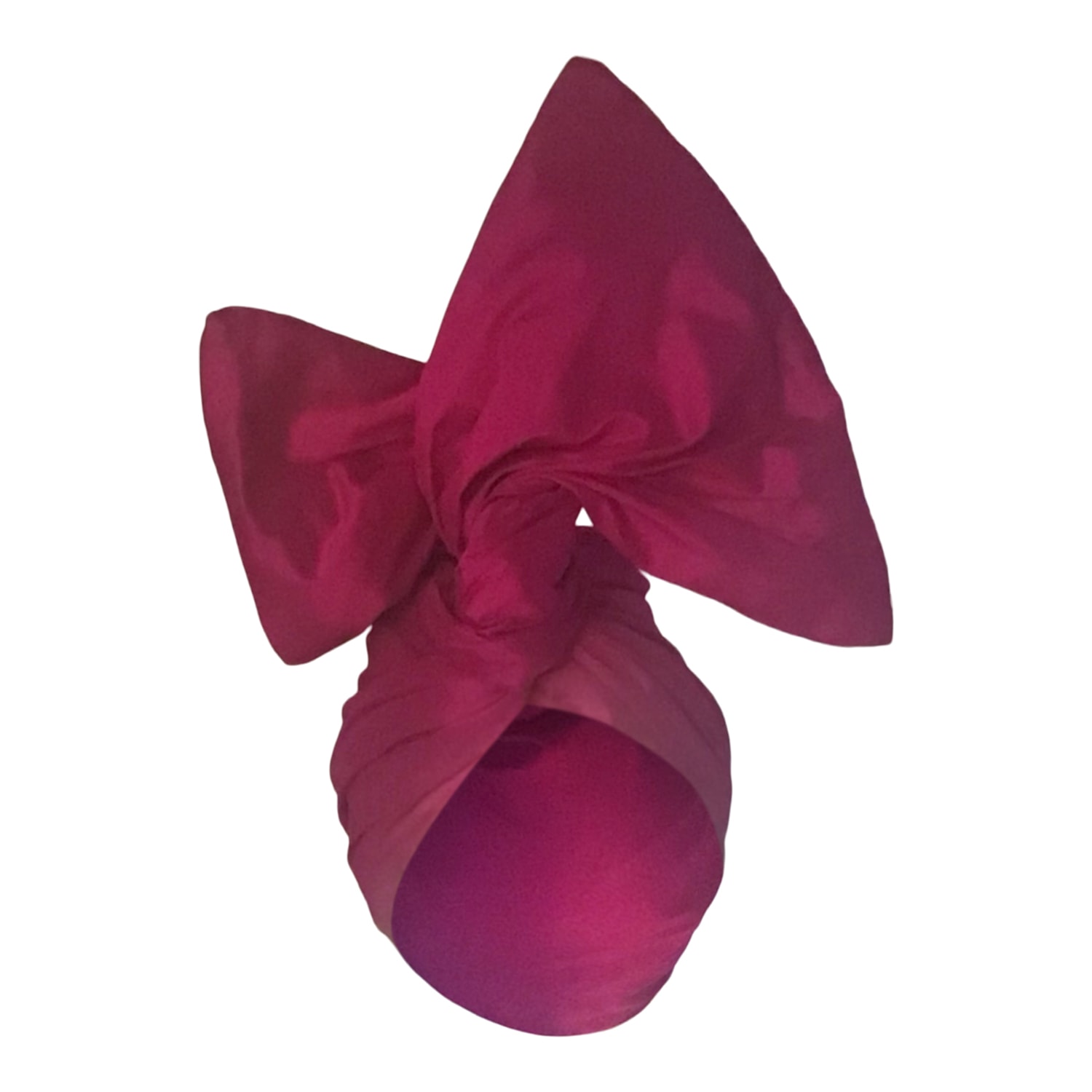 Women’s Pink / Purple Twisturban Turban In Bright Fuschia Silk Shantung Romer Millinery