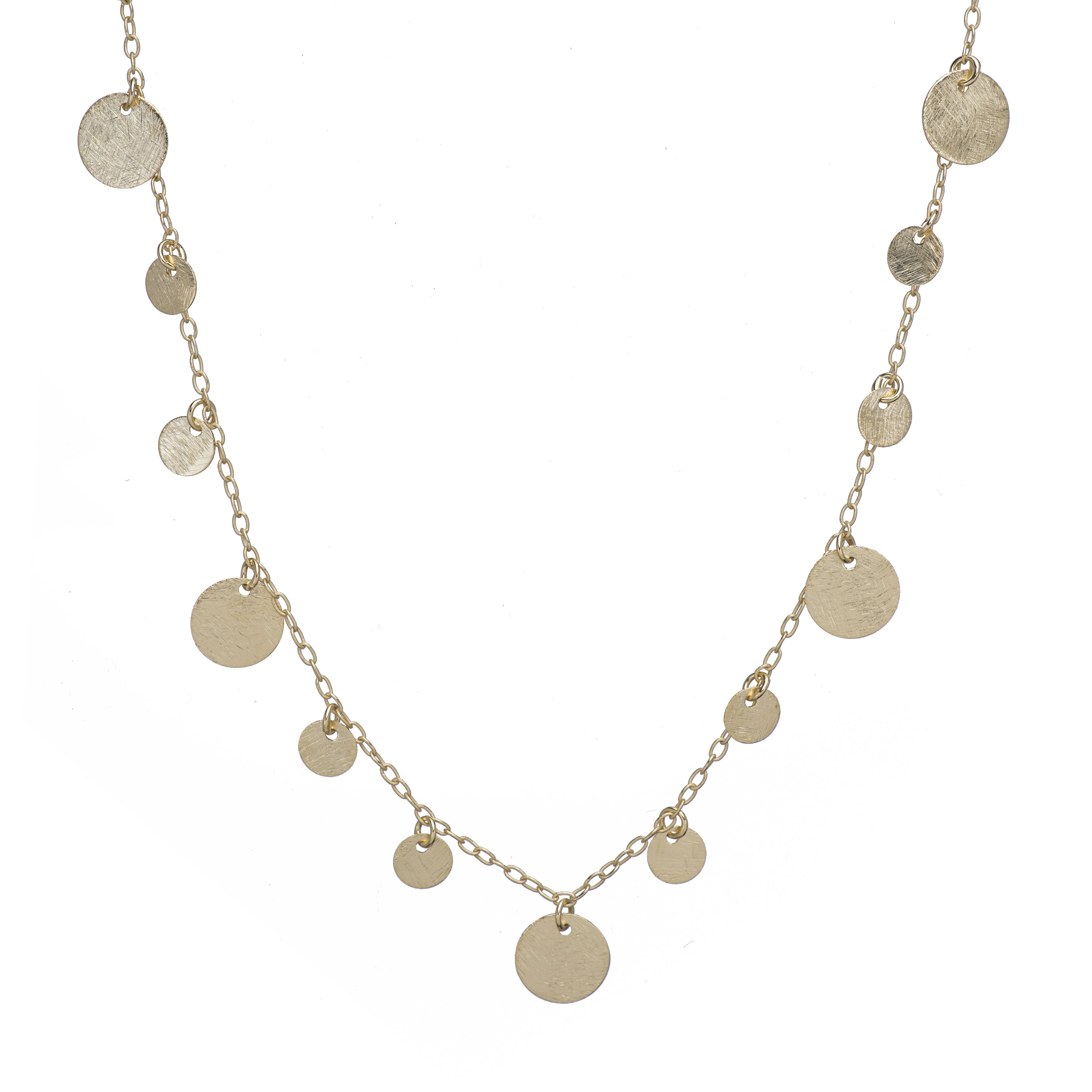 Marcia Moran Women's Gold Sonny Multi Coin Long Necklace