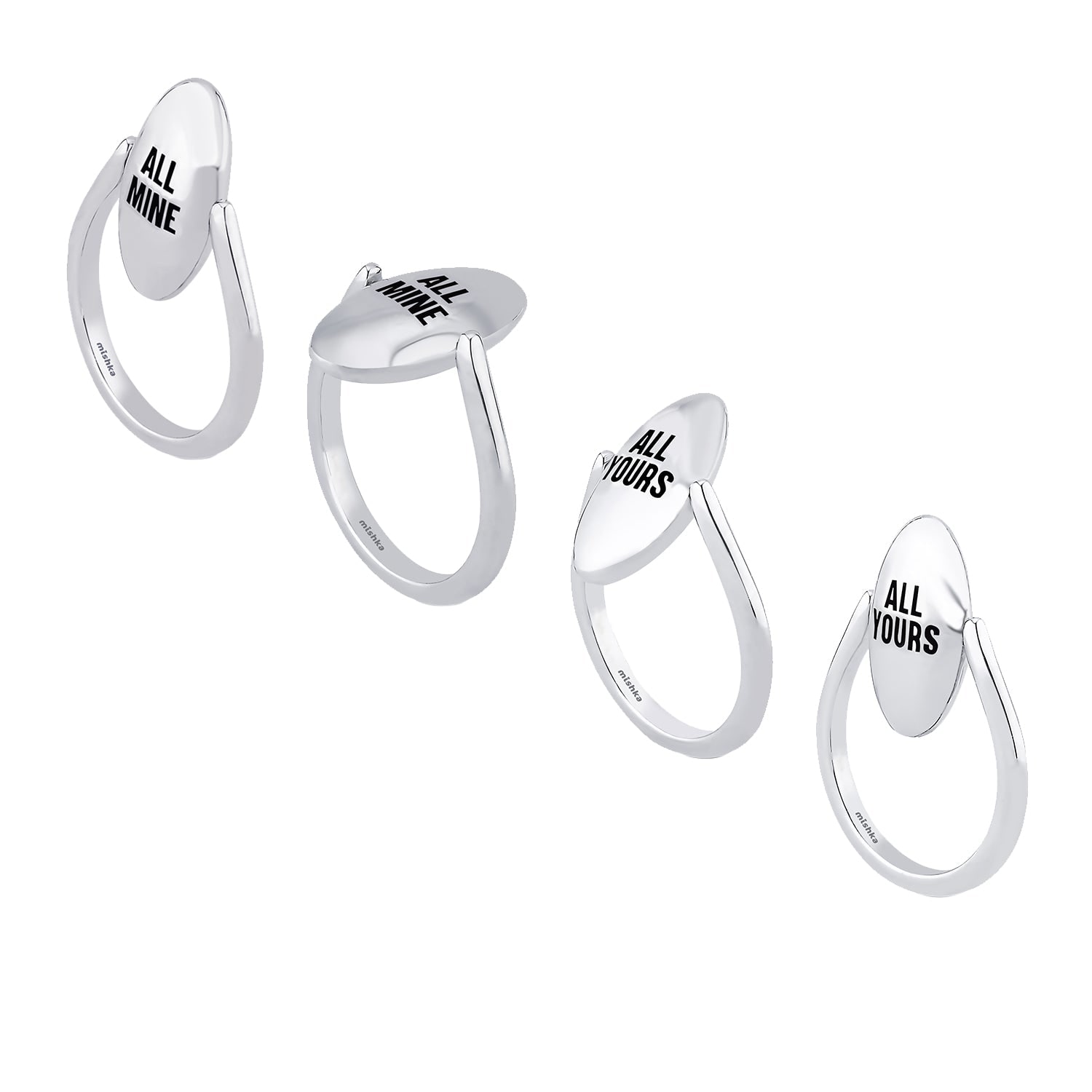Mishka Women's Play Ring Silver In Silver