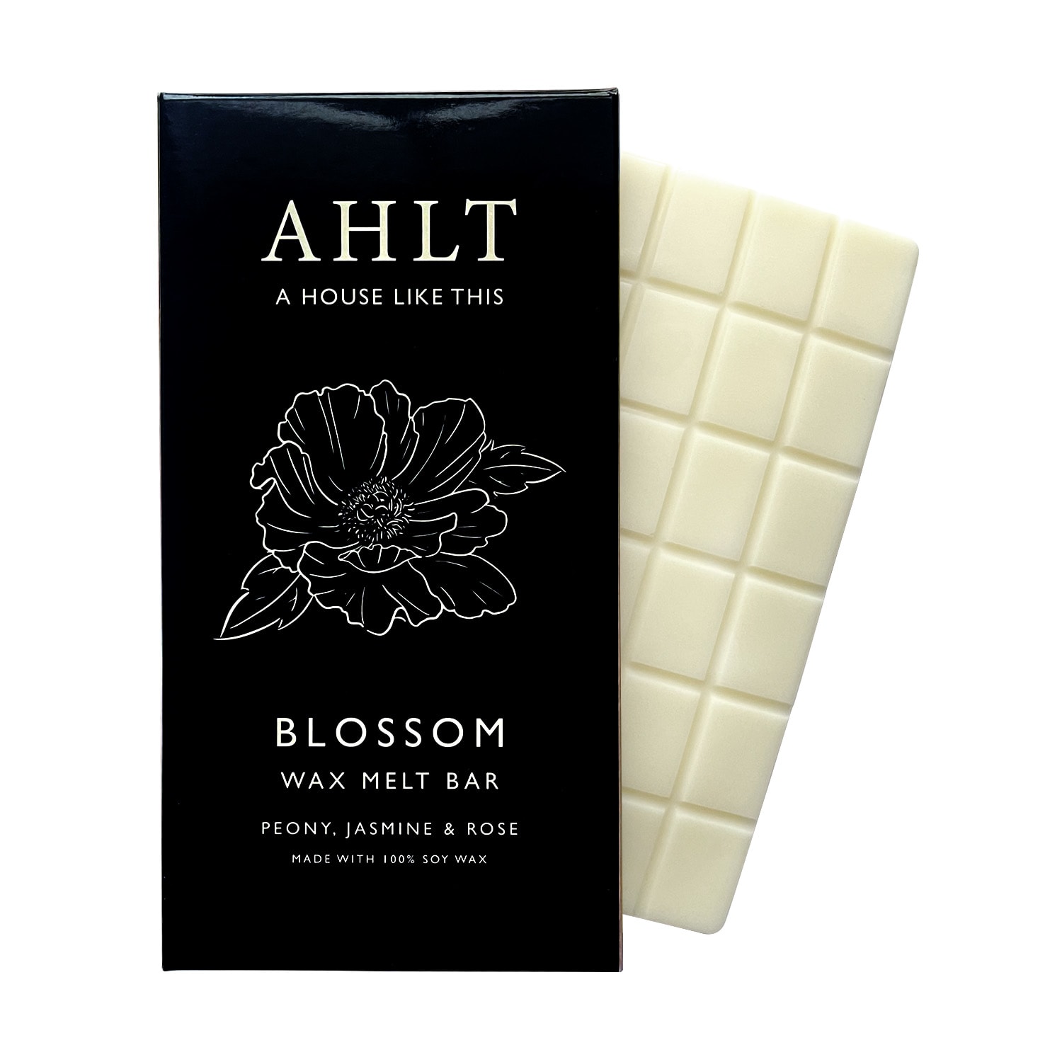 Black Blossom - Peony, Jasmine & Rose - Soy Wax Melt Bar One Size A House Like this