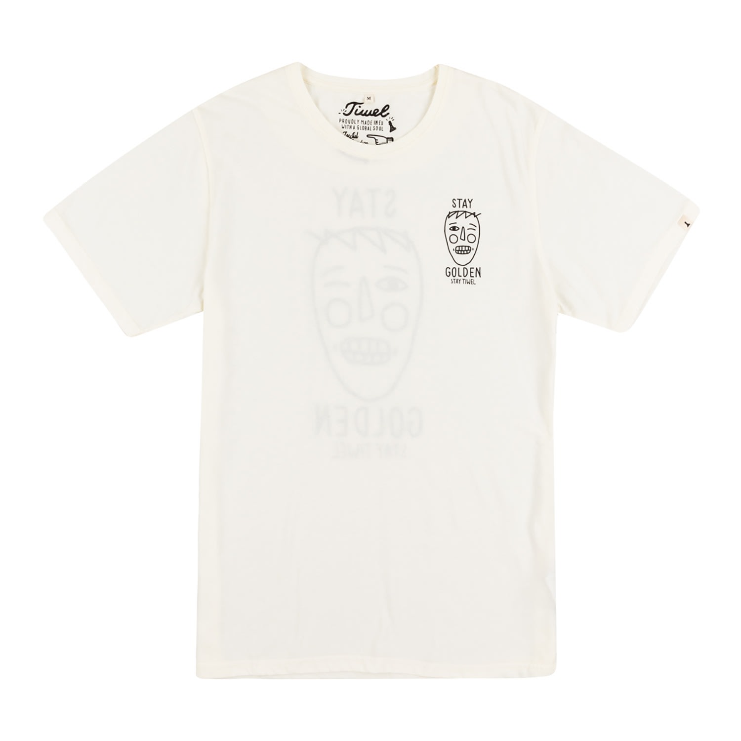 Men’s Mug T-Shirt - White Small Tiwel