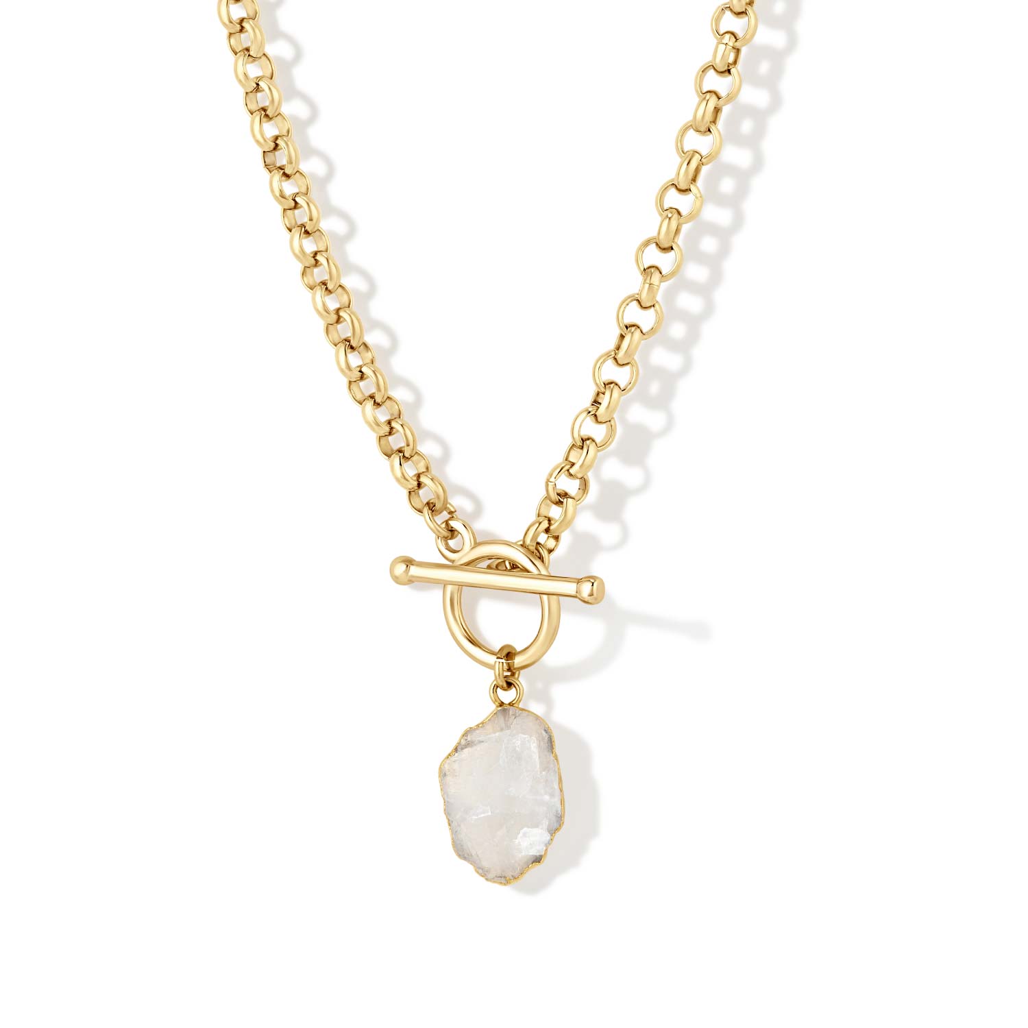 Women's Gold Deity Moonstone Necklace | Formation Co. Jewellery