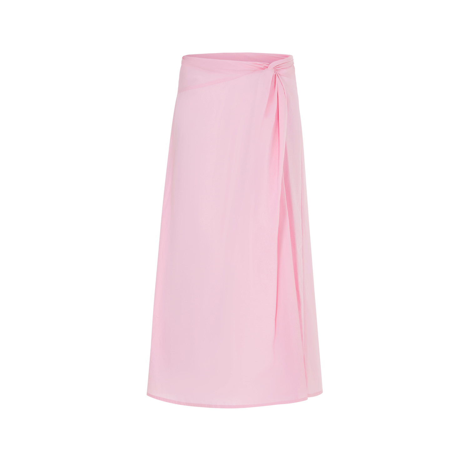 Women's Blush Midi Skirt-Pink | Extra Small | Herfetch
