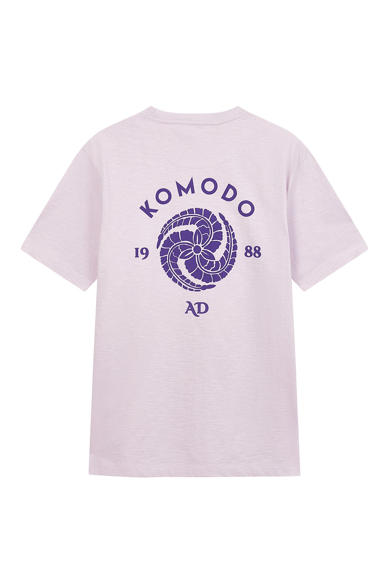 Men’s Pink / Purple Crest Tee Gots Organic Cotton - Pink & Purple Extra Large Komodo