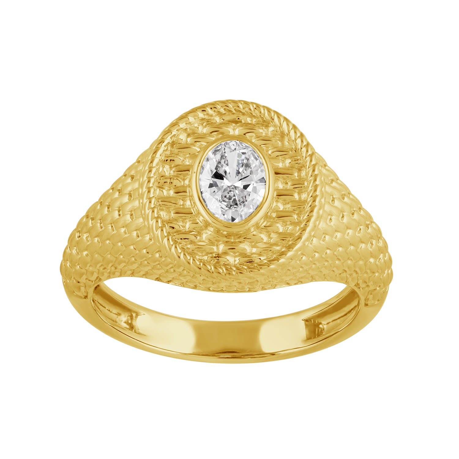 Artisan Women's Gold / White Natural Diamond Designer Ring In Yellow Gold – Handmade Fine Jewelry In Gold