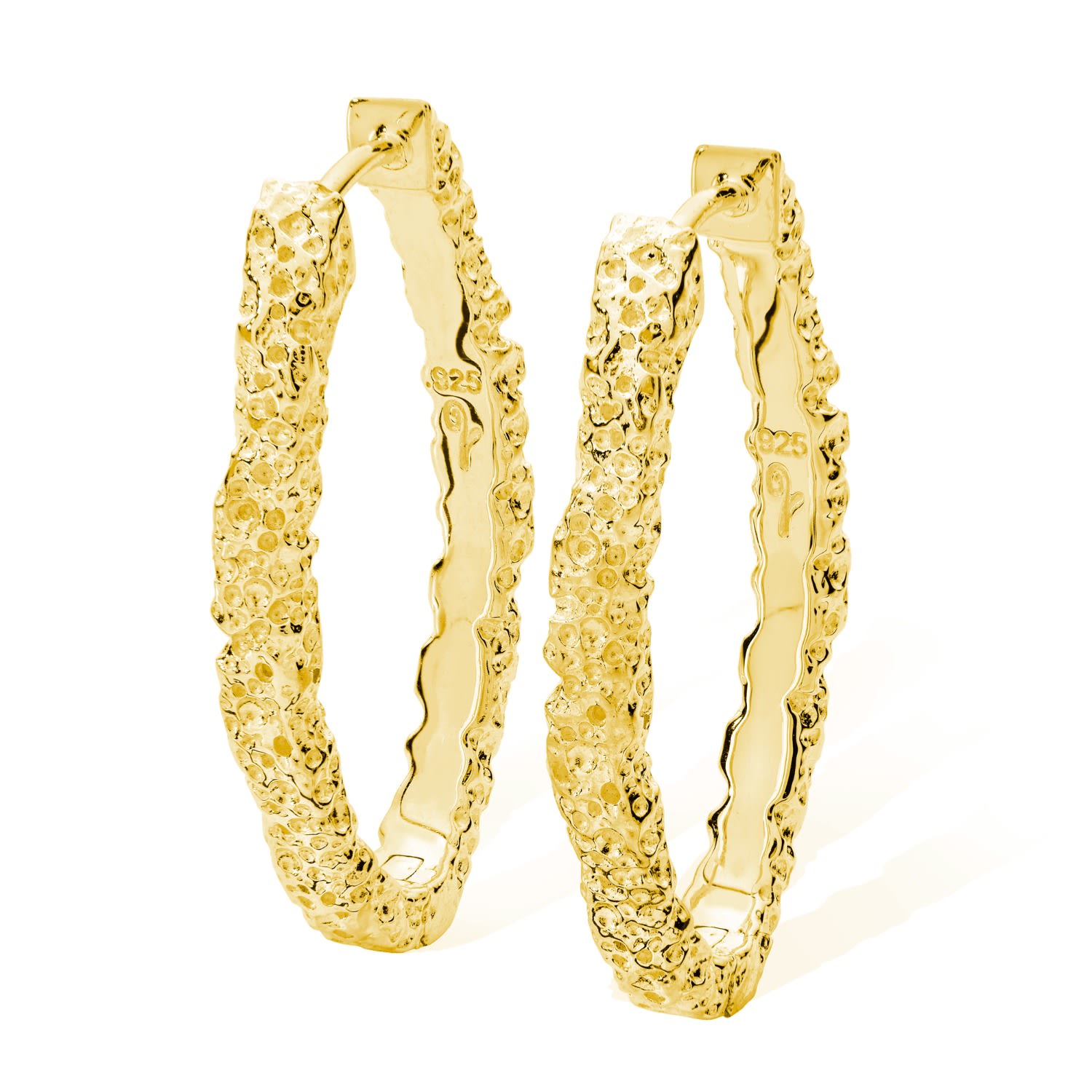 Lucy Quartermaine Women's Medium Hula Hoop Earrings In Gold Vermeil