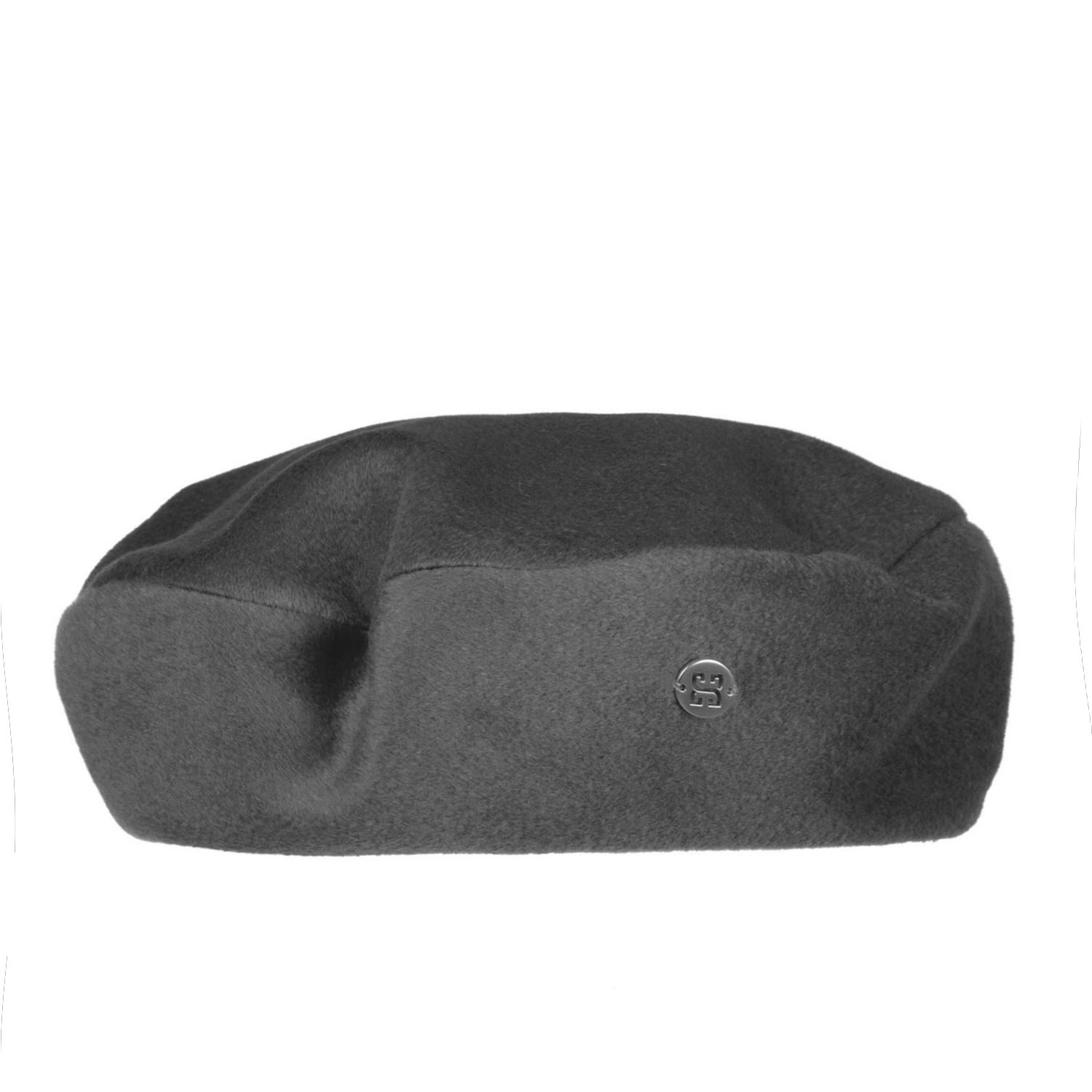 Sibi Hats Women's Chantel - Dark Grey Cashmere Beret Hat In Gray