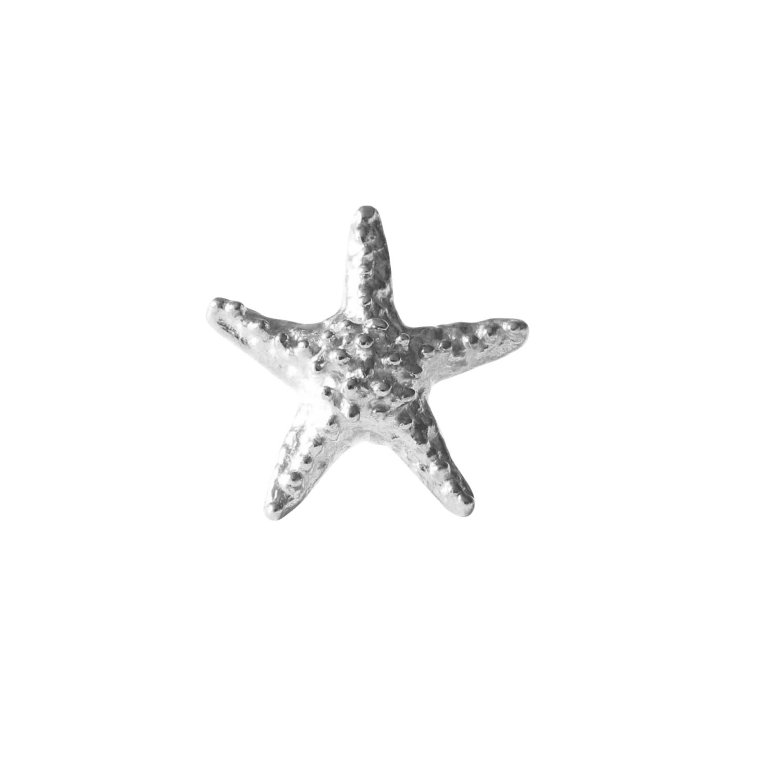 Men’s Starfish Lapel Pin - Silver Lee Renee