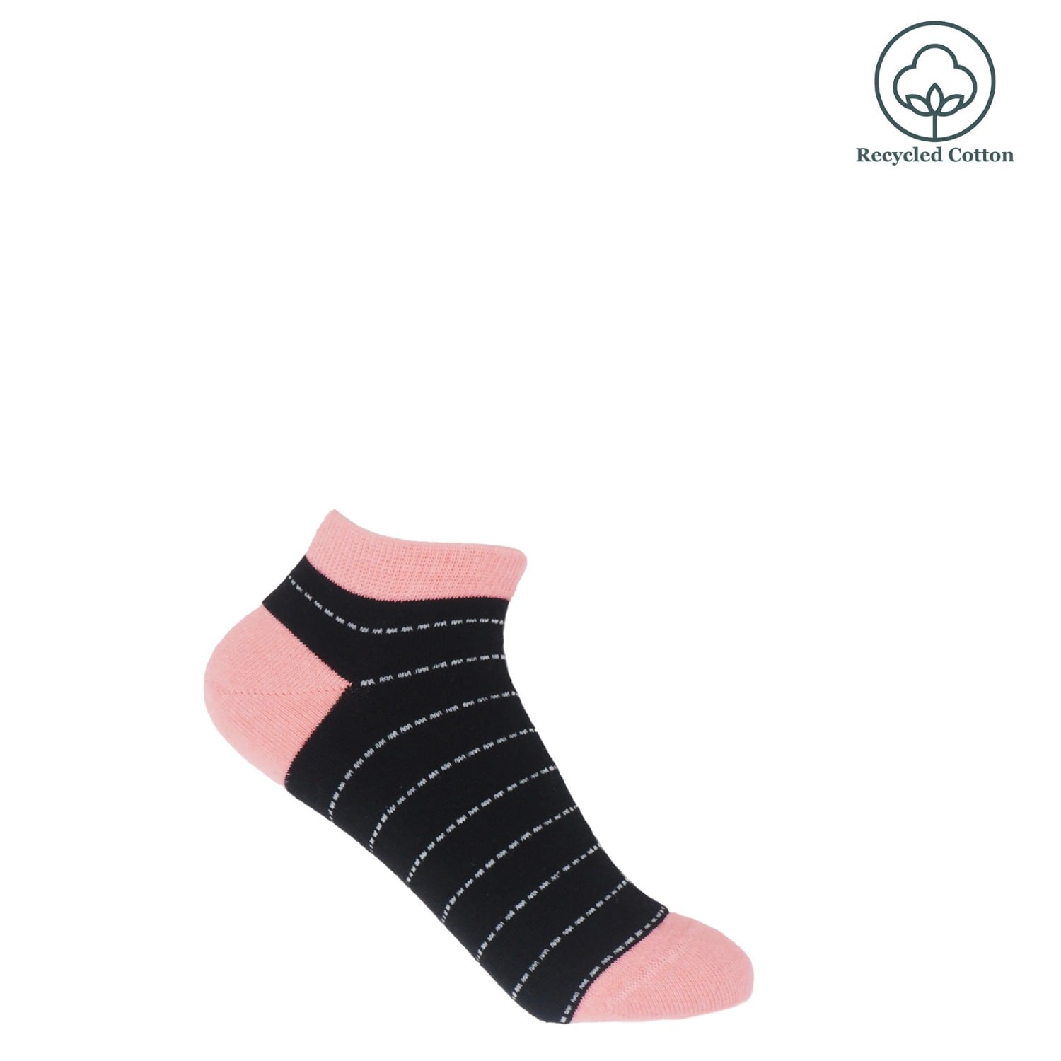 Peper Harow - Made In England Dash Women's Trainer Socks – Black