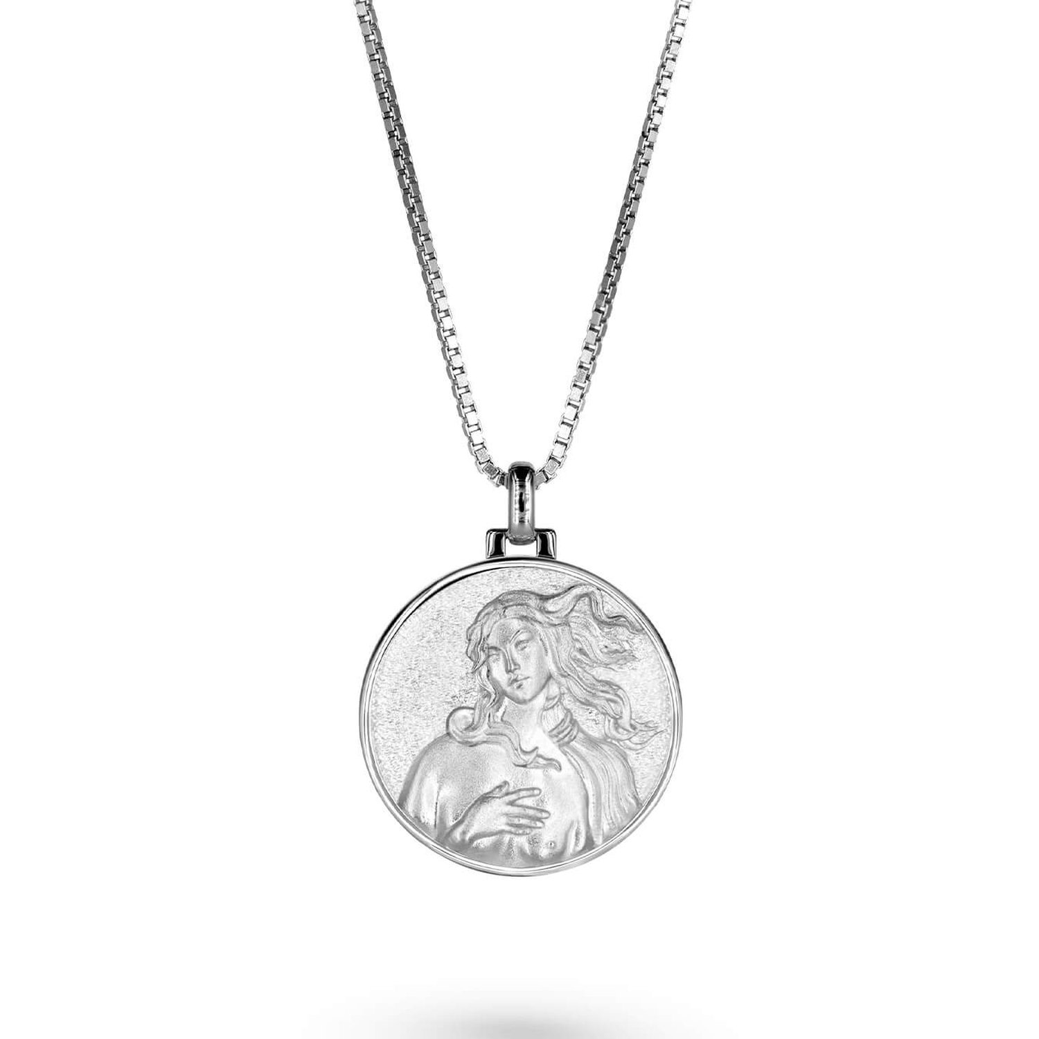 Vermaye Switzerland Women's Aphrodite Necklace Silver Boxchain