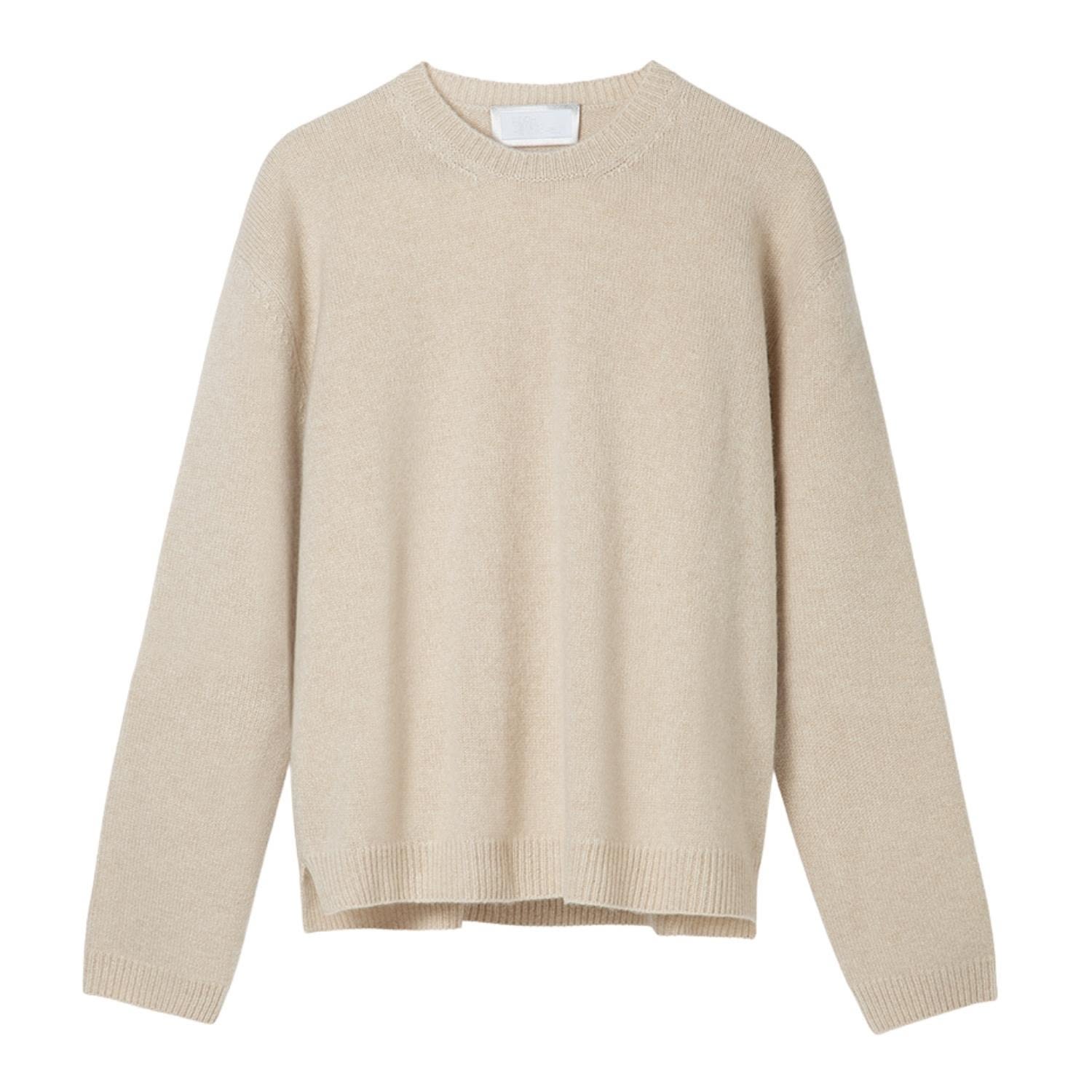 Women’s Neutrals The Cosmopolitan Cashmere Sweater - Natural Beige Extra Large Linda Meyer-Hentschel