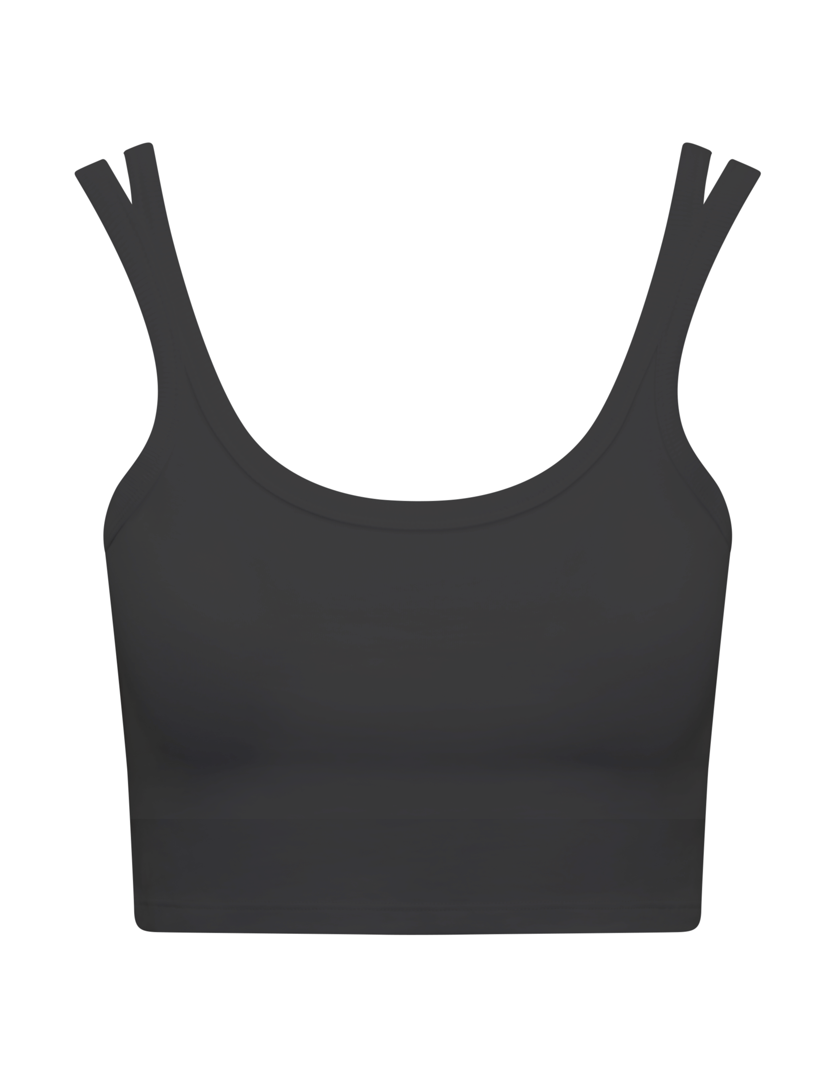 Nudea Women's The Organic Cotton Cropped Vest - Black