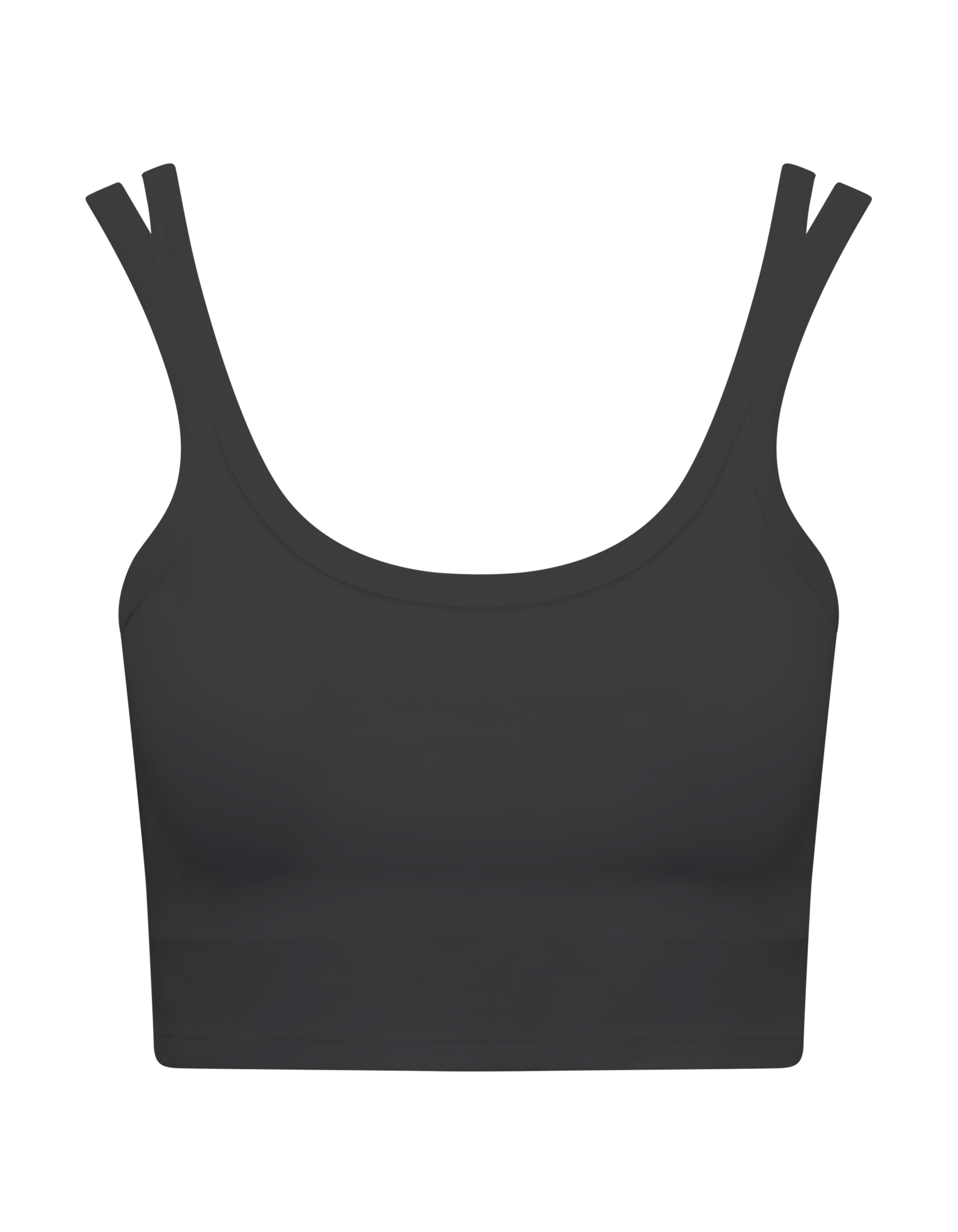 Nudea Women's The Organic Cotton Cropped Vest - Black In Black