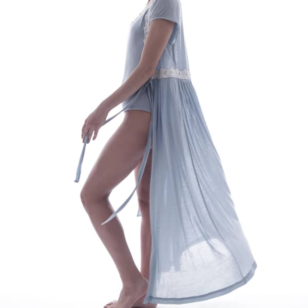 Roses Are Red Women's Ocean's Ballad Kimono Blue In Kimono