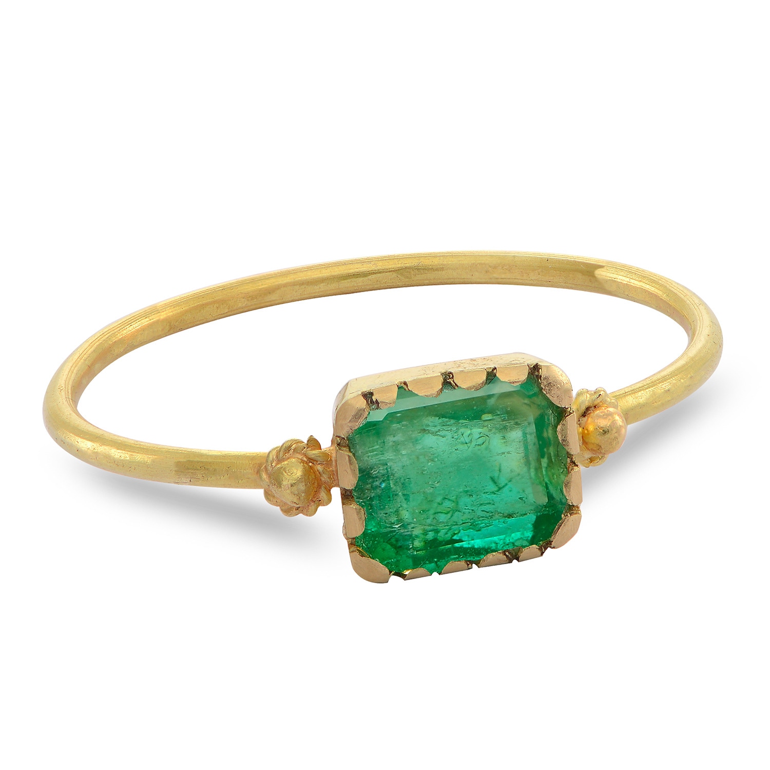 Emma Chapman Jewels - Grecian Gold Emerald Ring