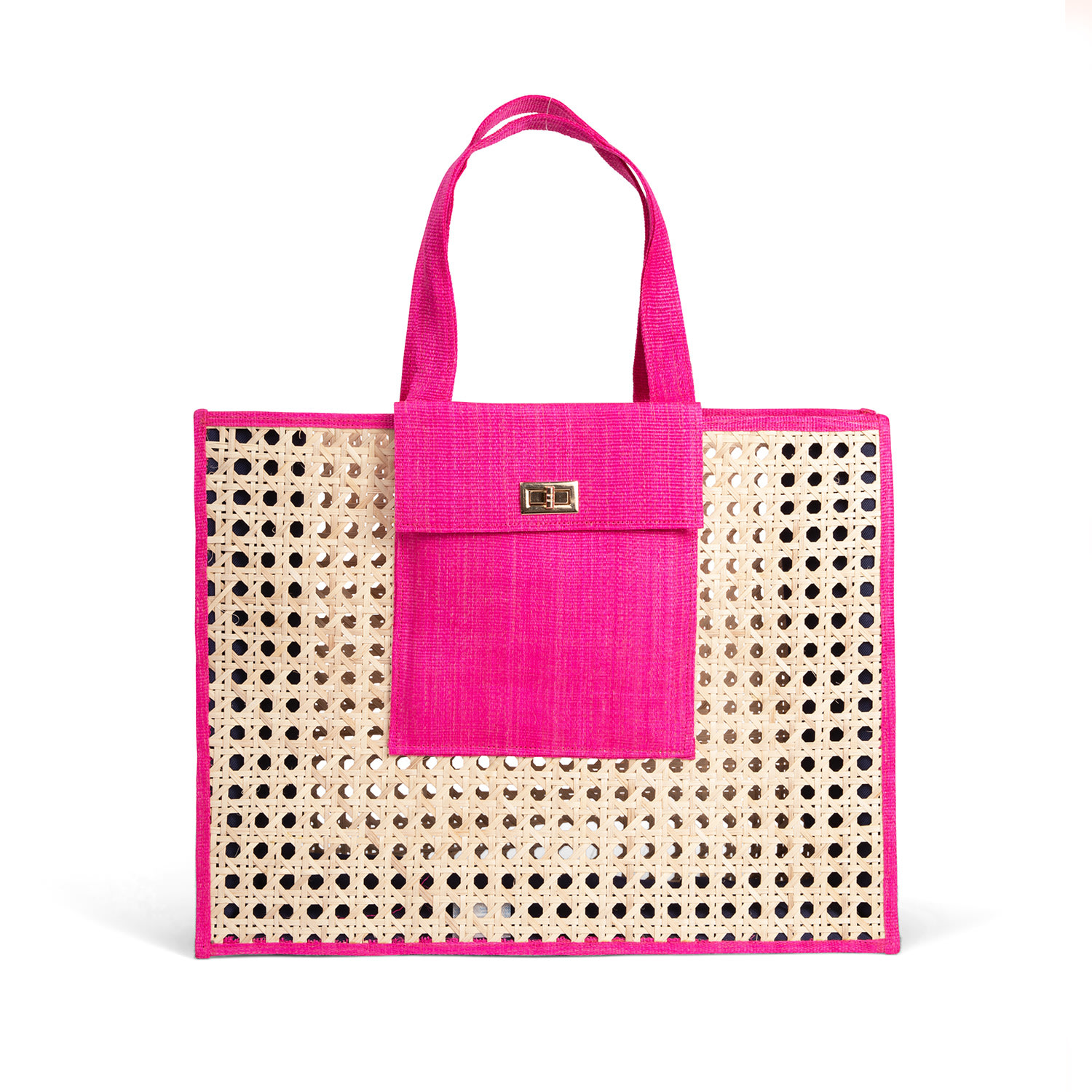 Women’s Pink / Purple The Christy Shopper Bag, Pink Soli & Sun