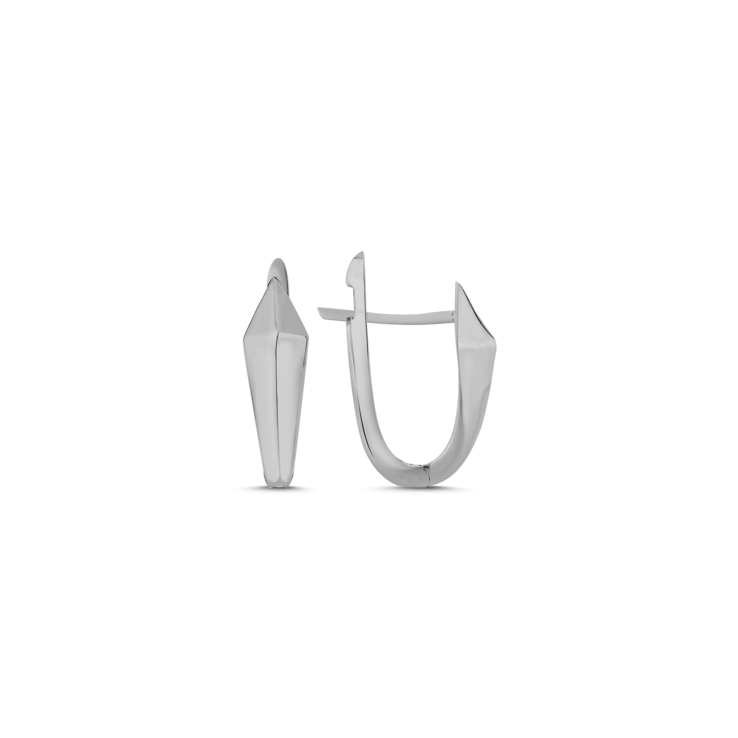 Mishka Women's Innate Hoop Earrings Silver In Silver