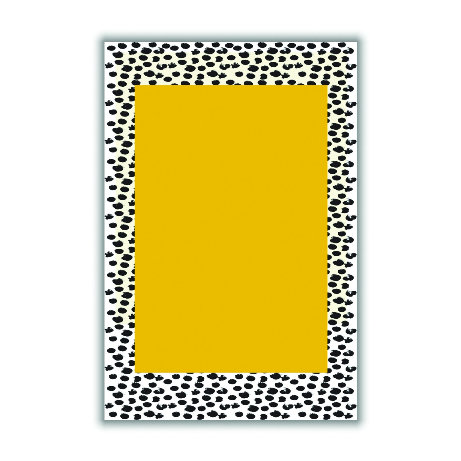 Yellow / Orange Minimal Yellow Poster A1 594 X 841Mm Stanley Print House