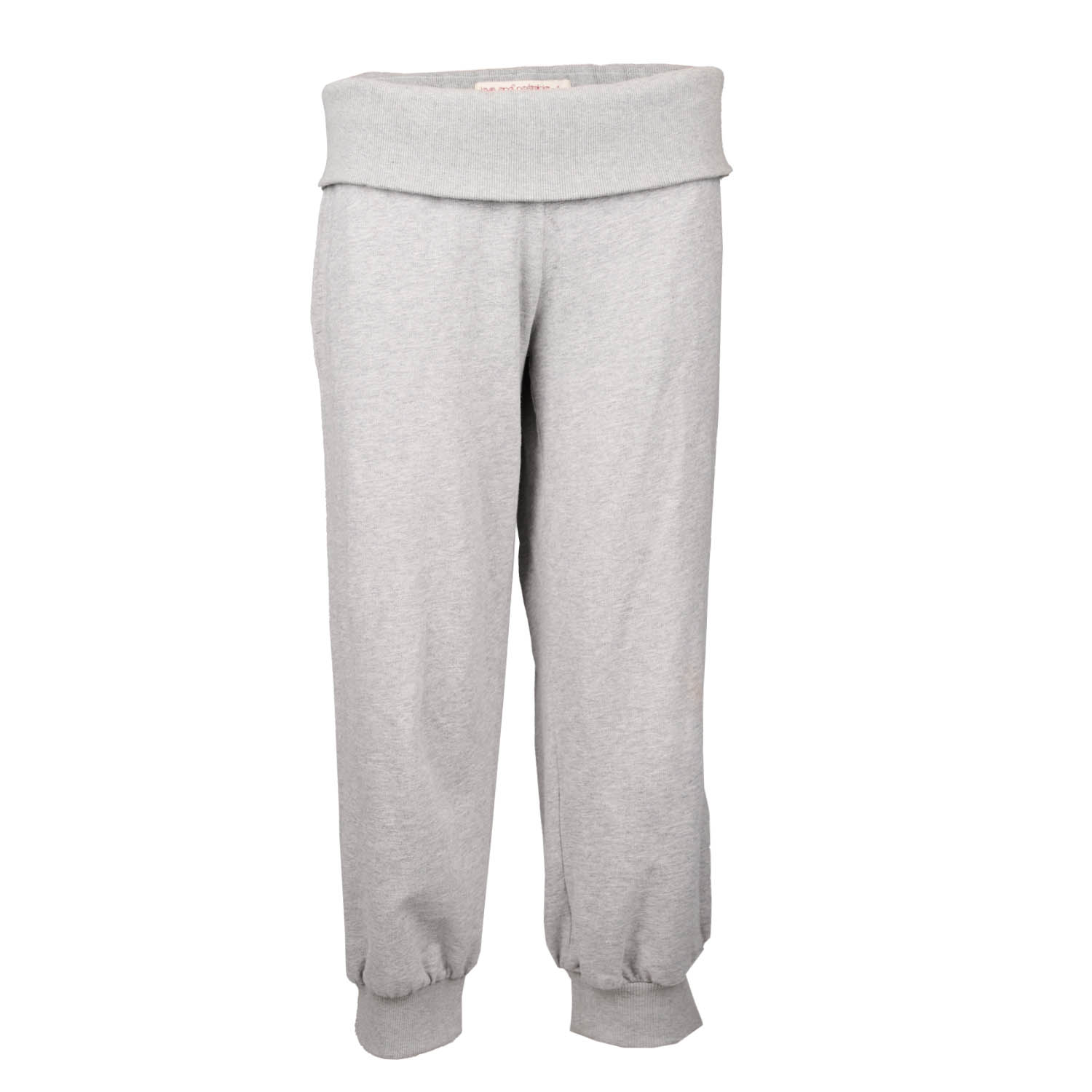 Love And Nostalgia Women's Weekender Capri Track Pant - Grey Marl In Gray