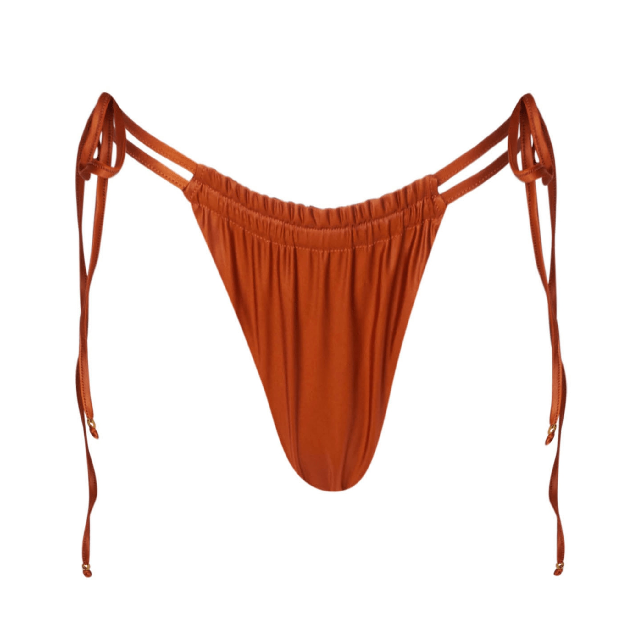 Women’s Brown Indigo Terra Bikini Bottom Small Soah