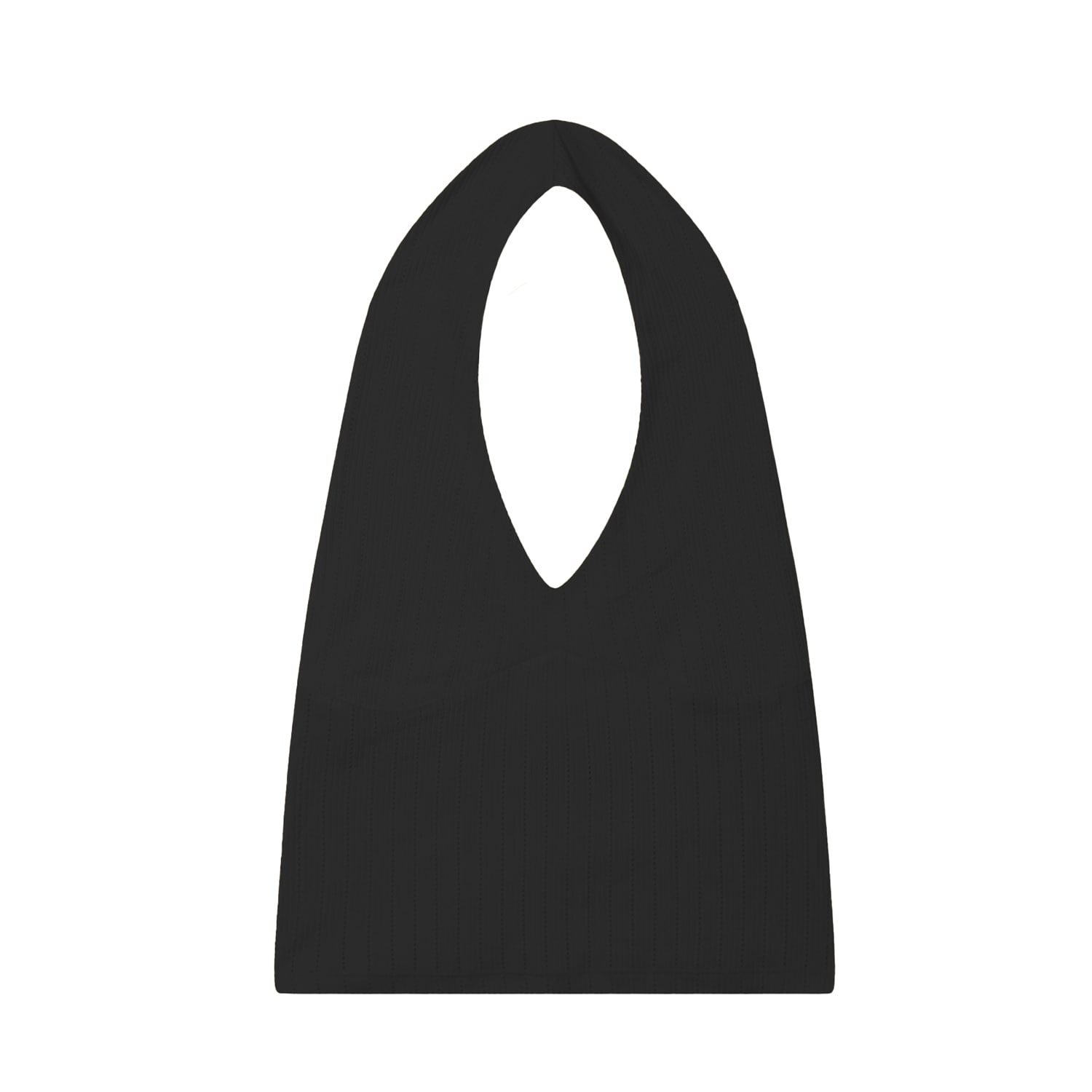 Marianne By Marie Jordane Women's Nico Top – Open-back Jersey Pointelle Knit Black In Black