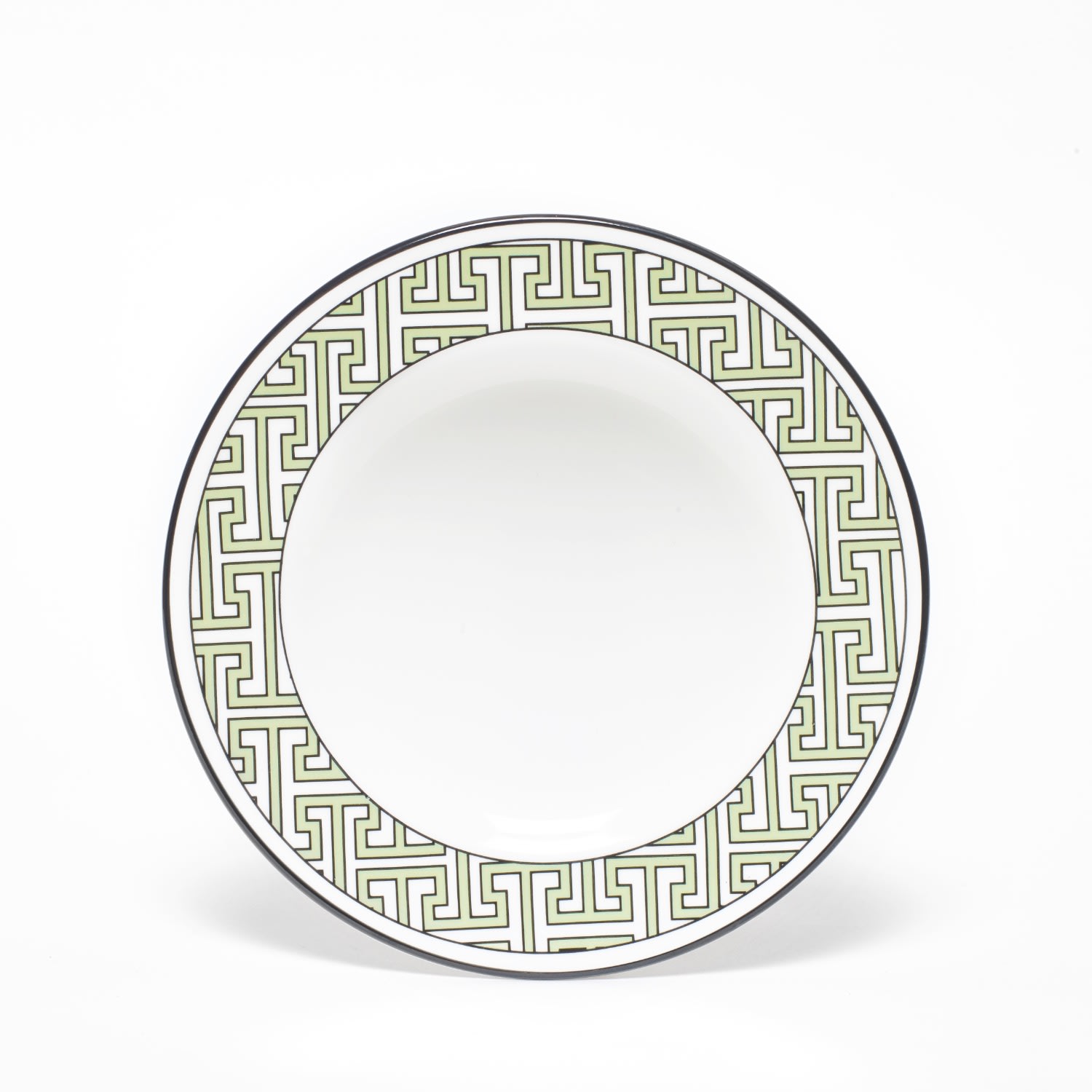 Maze Apple Green & White Tea Plate Outer Design O. w. London