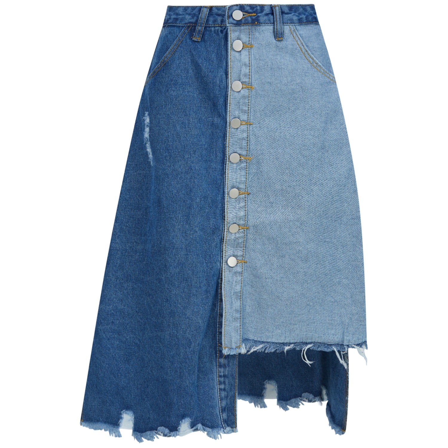 Absence Of Colour Women's Blue Dnm By Aoc Adda Skirt