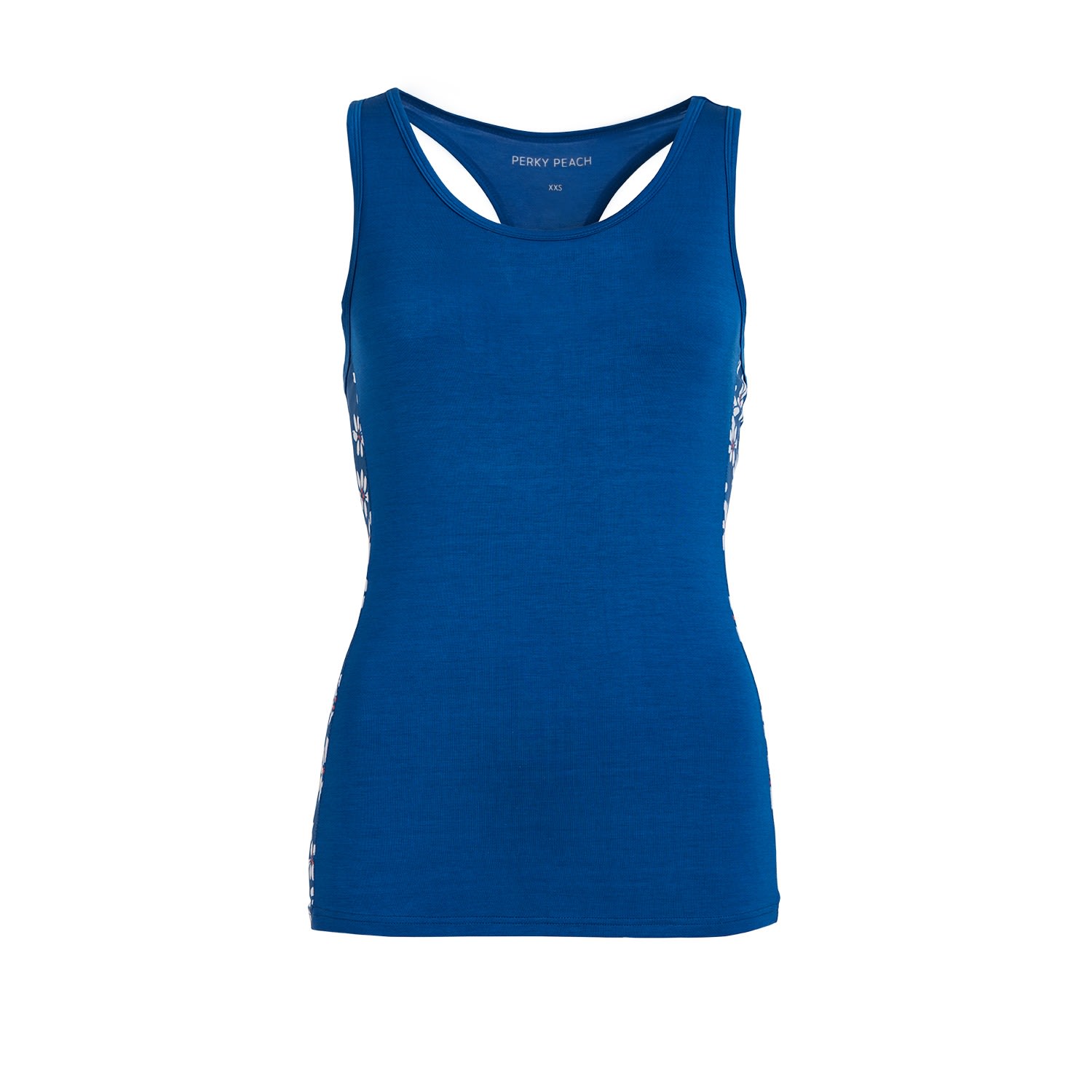 Perky Peach Women's Blue Daisy Vest Top In Blue