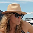 Mister Miller - Master Hatter Panama Hat The Panama Cruz With Champagne Coloured Gros-grain Ribbon Trim In Ribbon