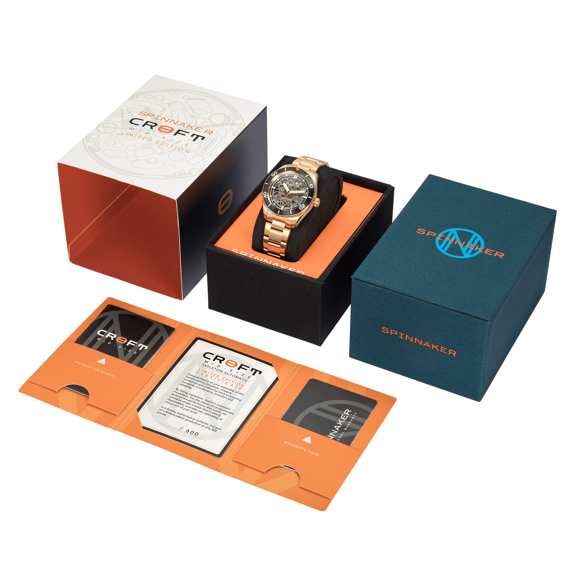 Spinnaker Croft Mid Size Men s Automatic Limited Edition Medallion