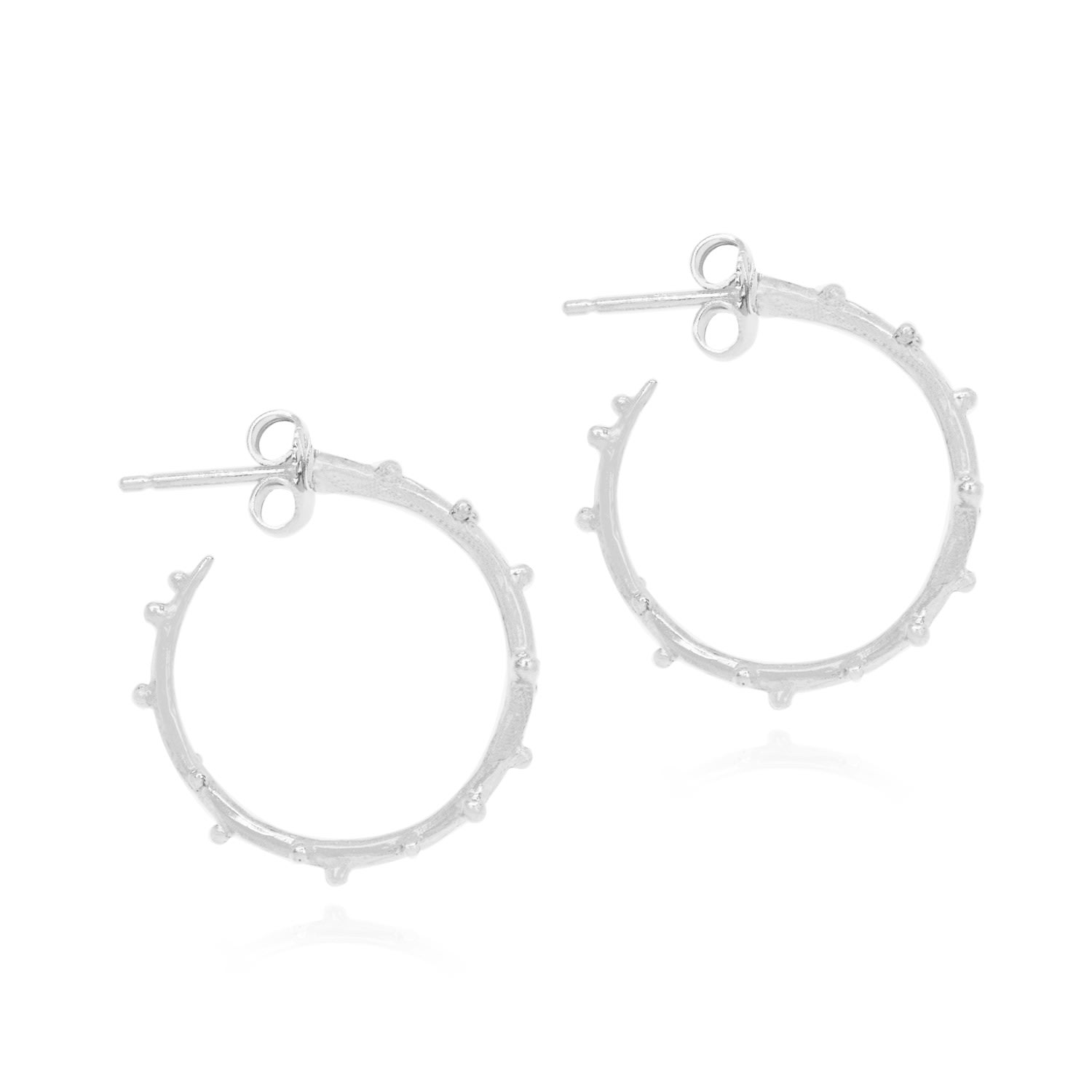 Mounir London Women's Sterling Silver Hoop Earrings In Silver
