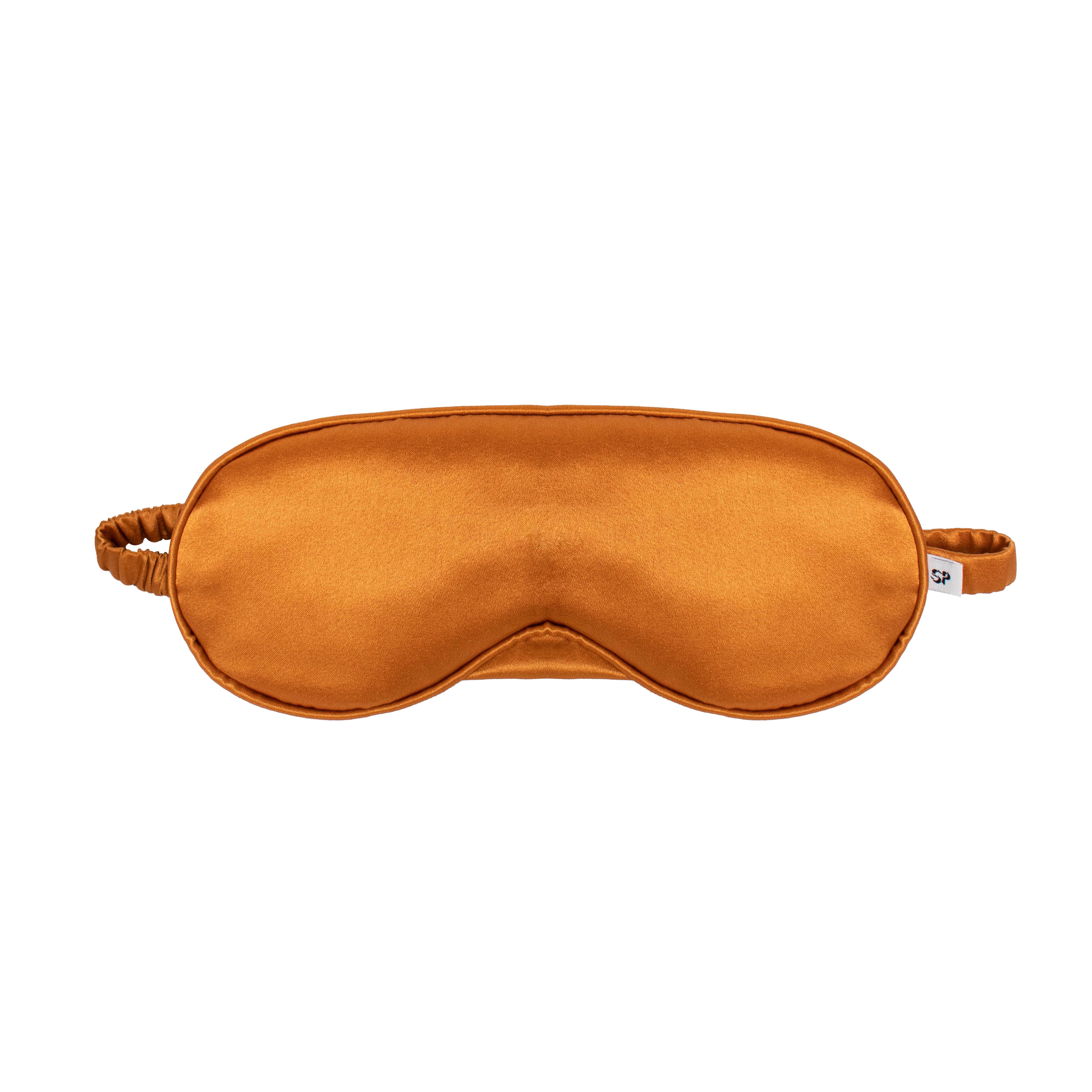 Women’s Yellow / Orange Aiya Organic Silk Eye Mask Amber One Size Studio Pia